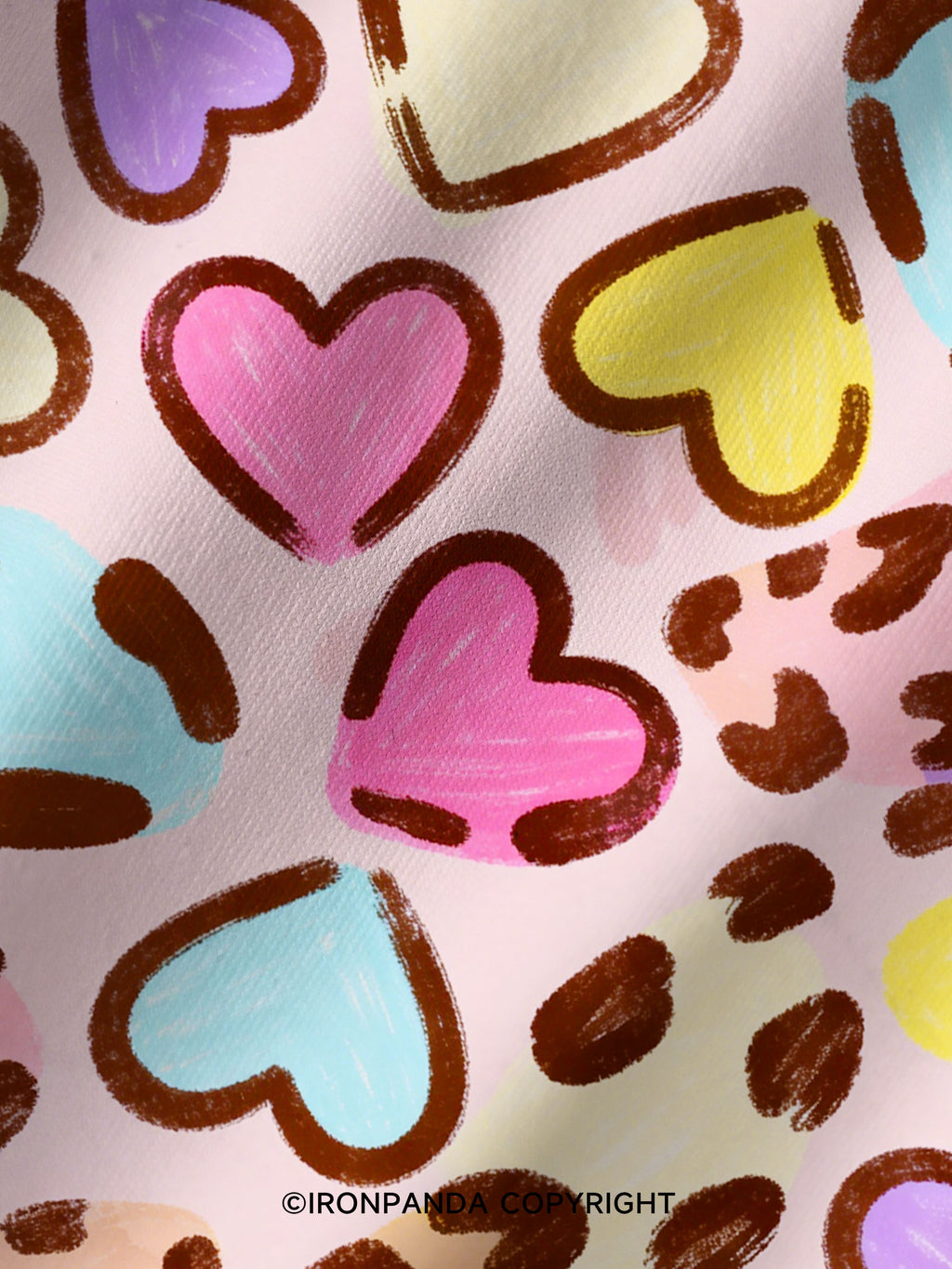 Sweetheart Leopard Printed Yoga Shorts