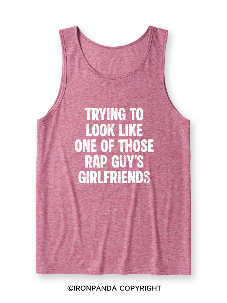 trying to look like one of those rap guy's girlfriends Ultra Soft Heather Tank
