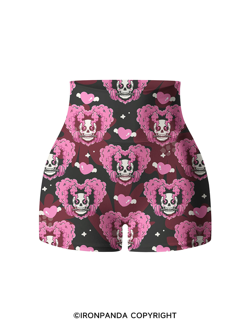 gym heart Printed Yoga Shorts