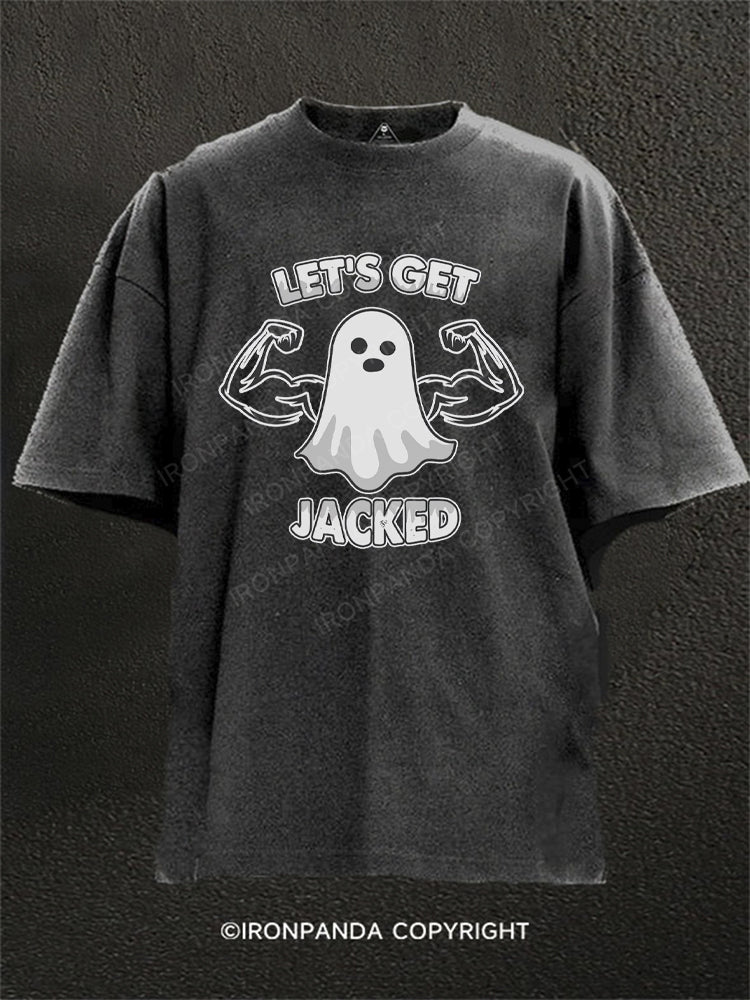 Let's Get Jacked Halloween Washed Gym Shirt