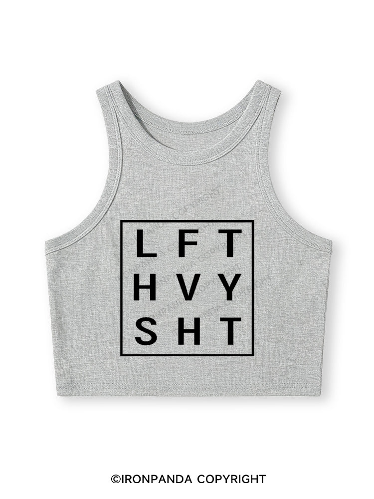 LFT HVY SHT Fitted Crop Tank Top