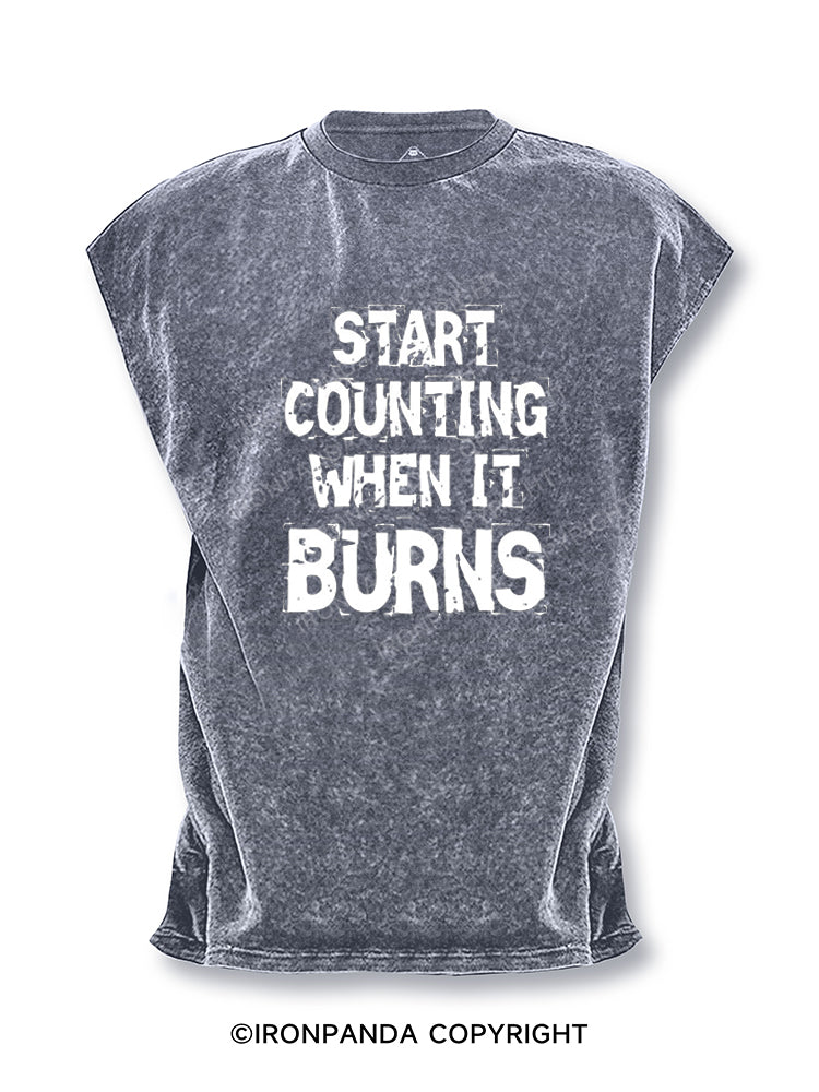Start Counting When It Burns Cut Off Tank
