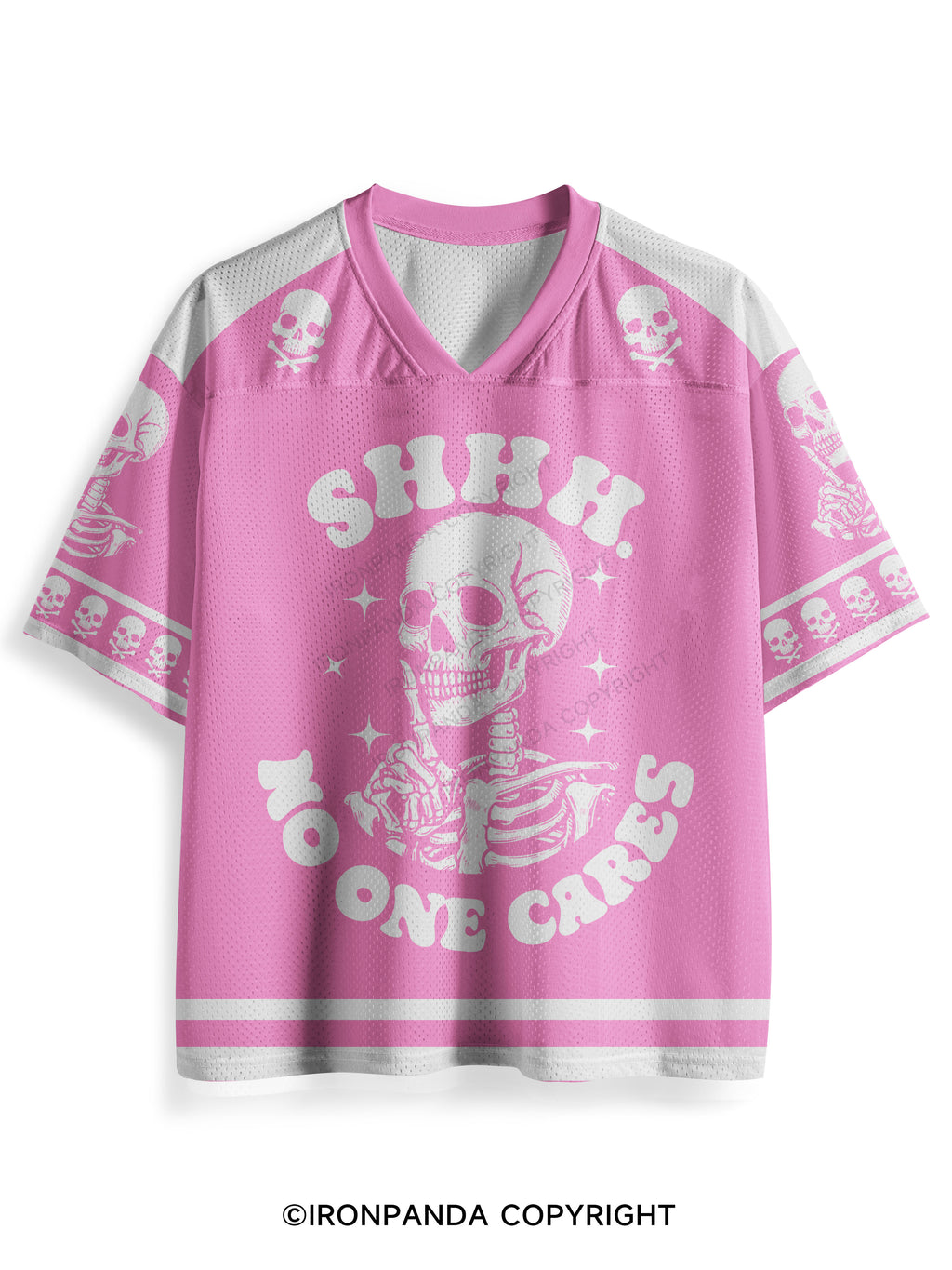 SHHH NO ONE CARES Mesh Jersey