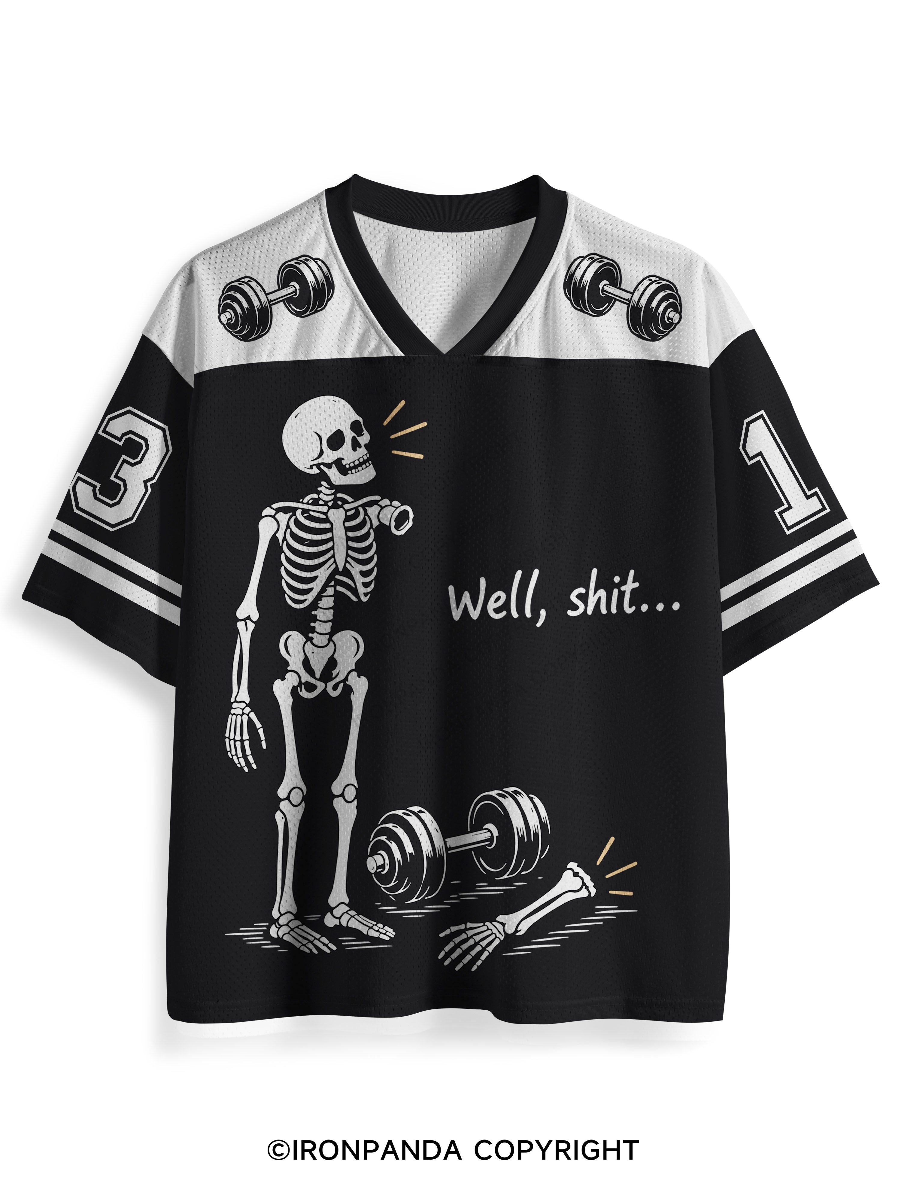 Well Shit Skeleton Mesh Jersey