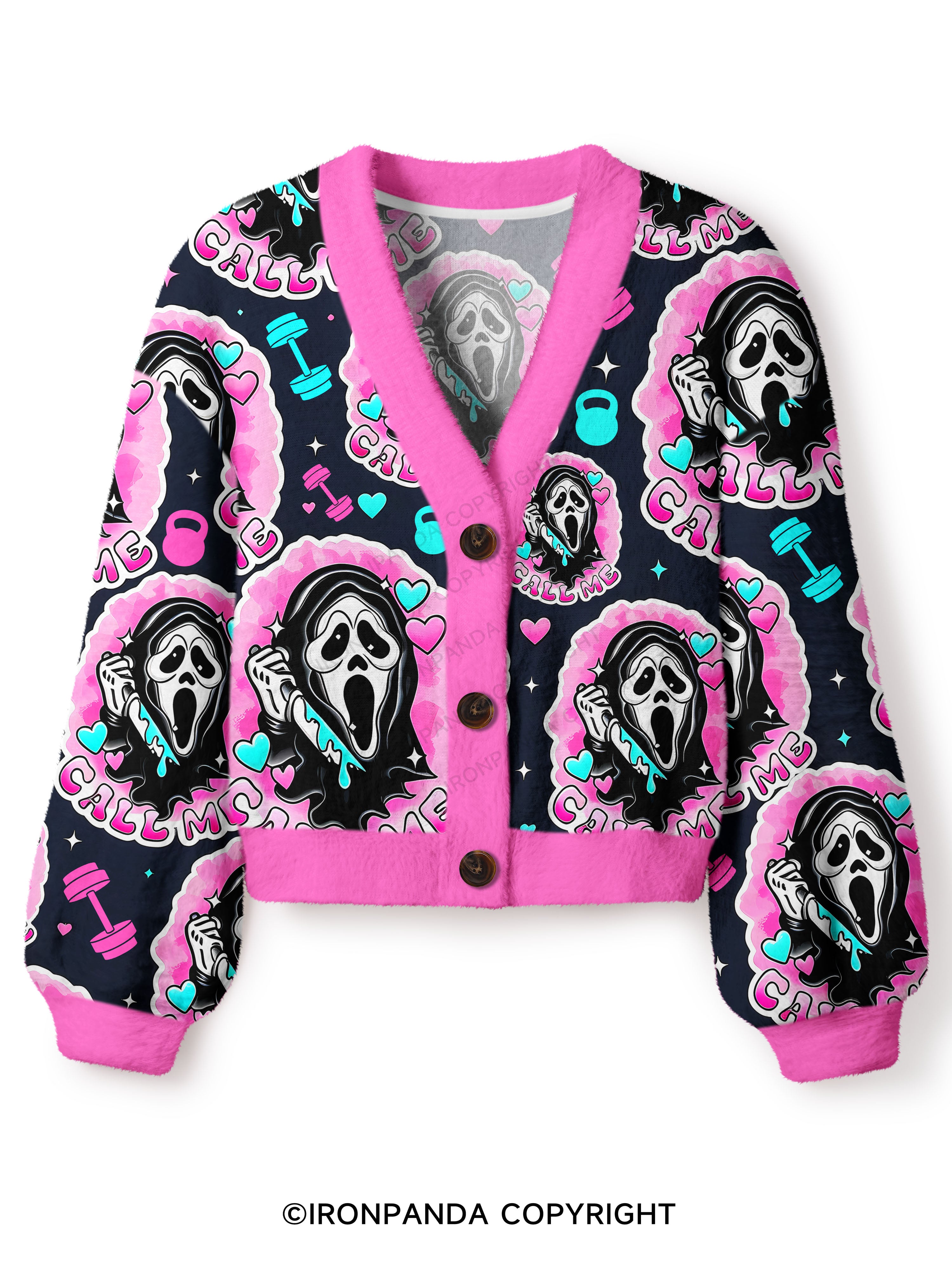 call me Crop Ugly Cardigan Sweater