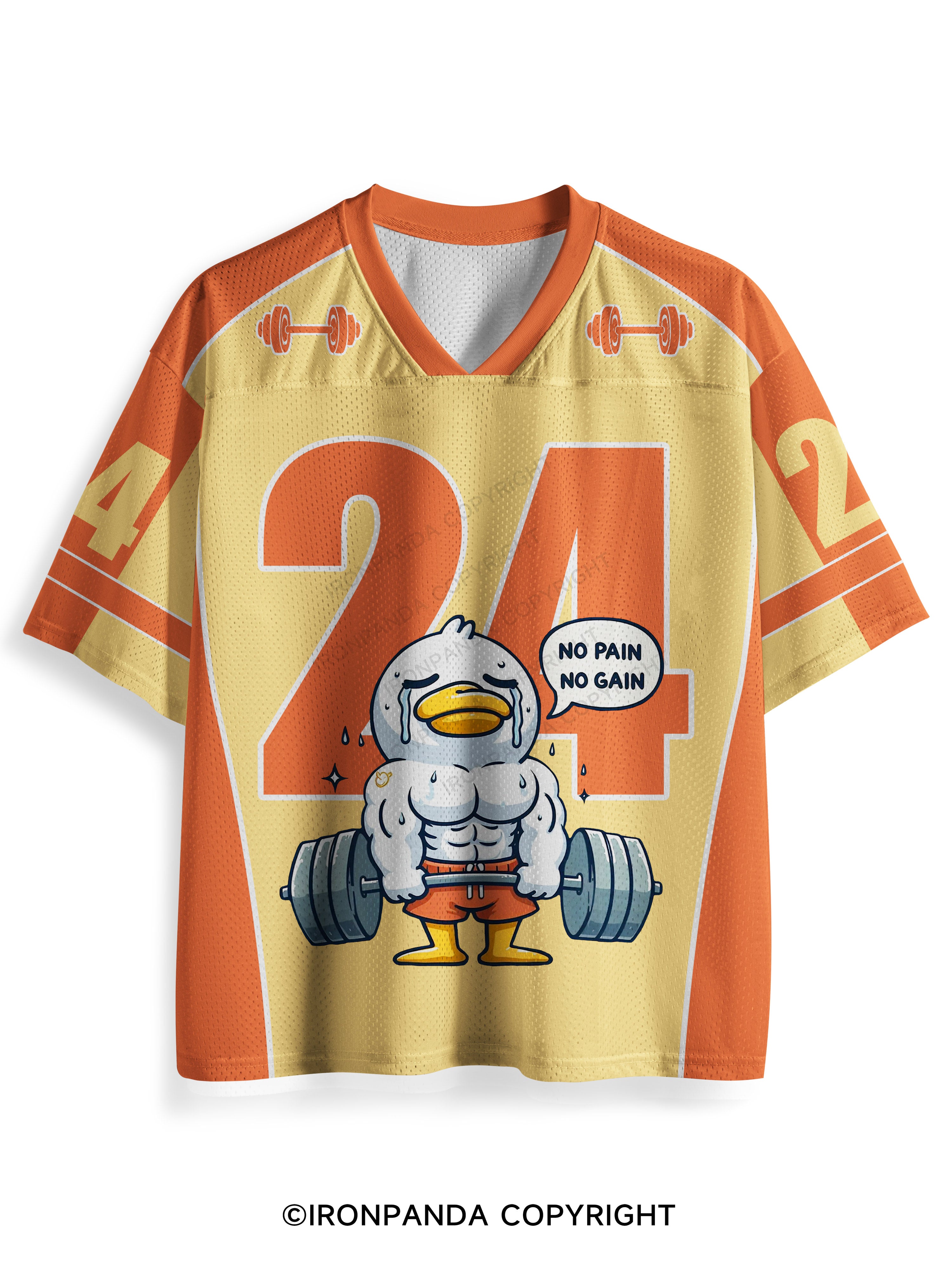 No Pain No Gain Duck Mesh Jersey