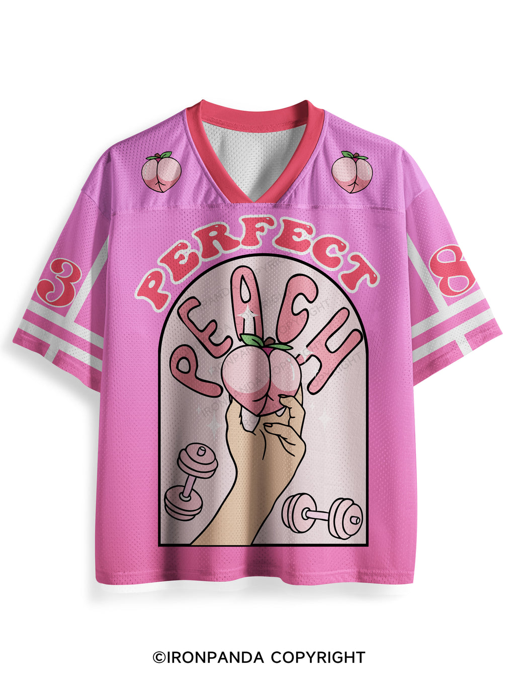 perfect peach Mesh Jersey
