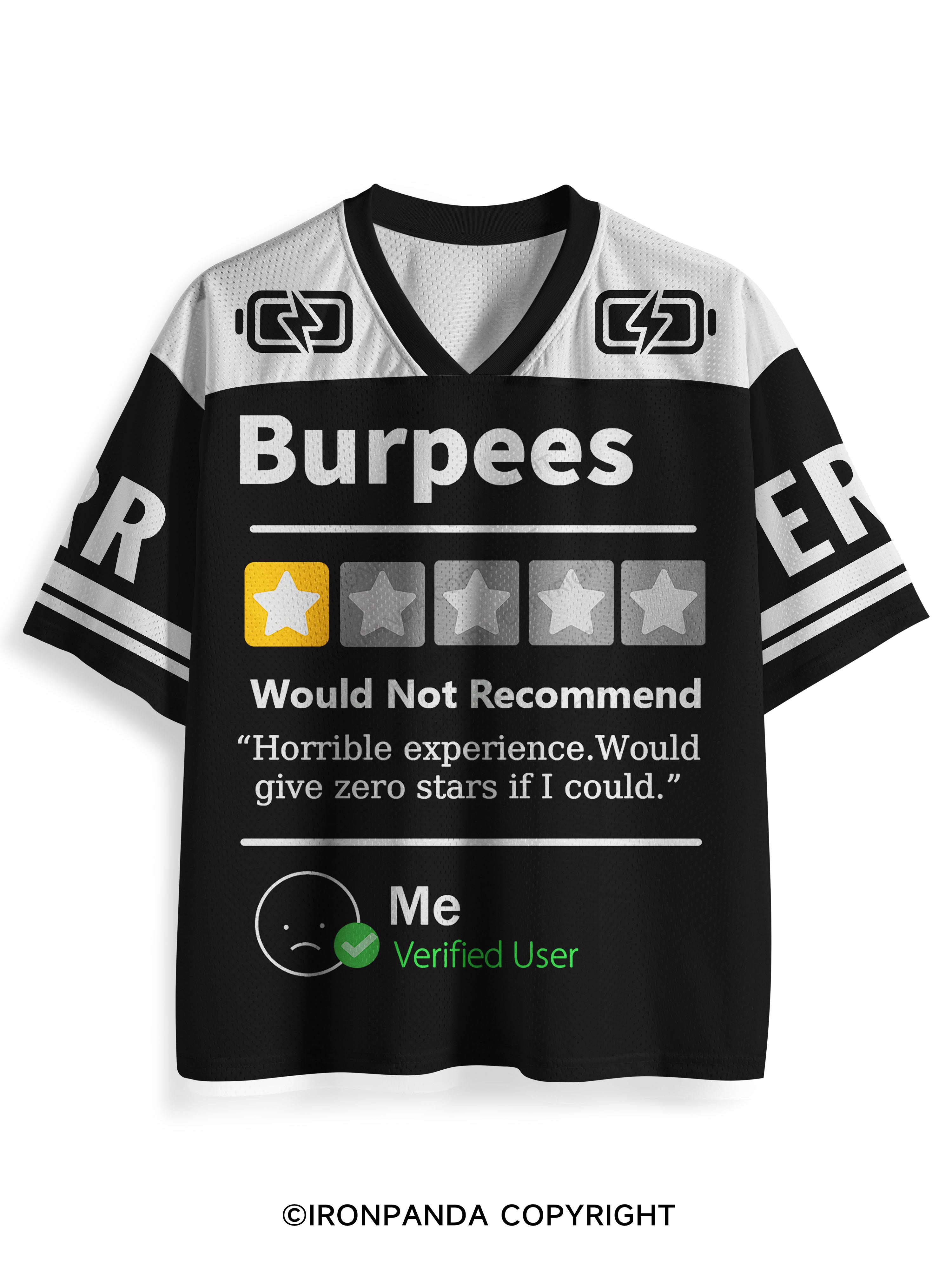 BURPEES REVIEWED Mesh Jersey