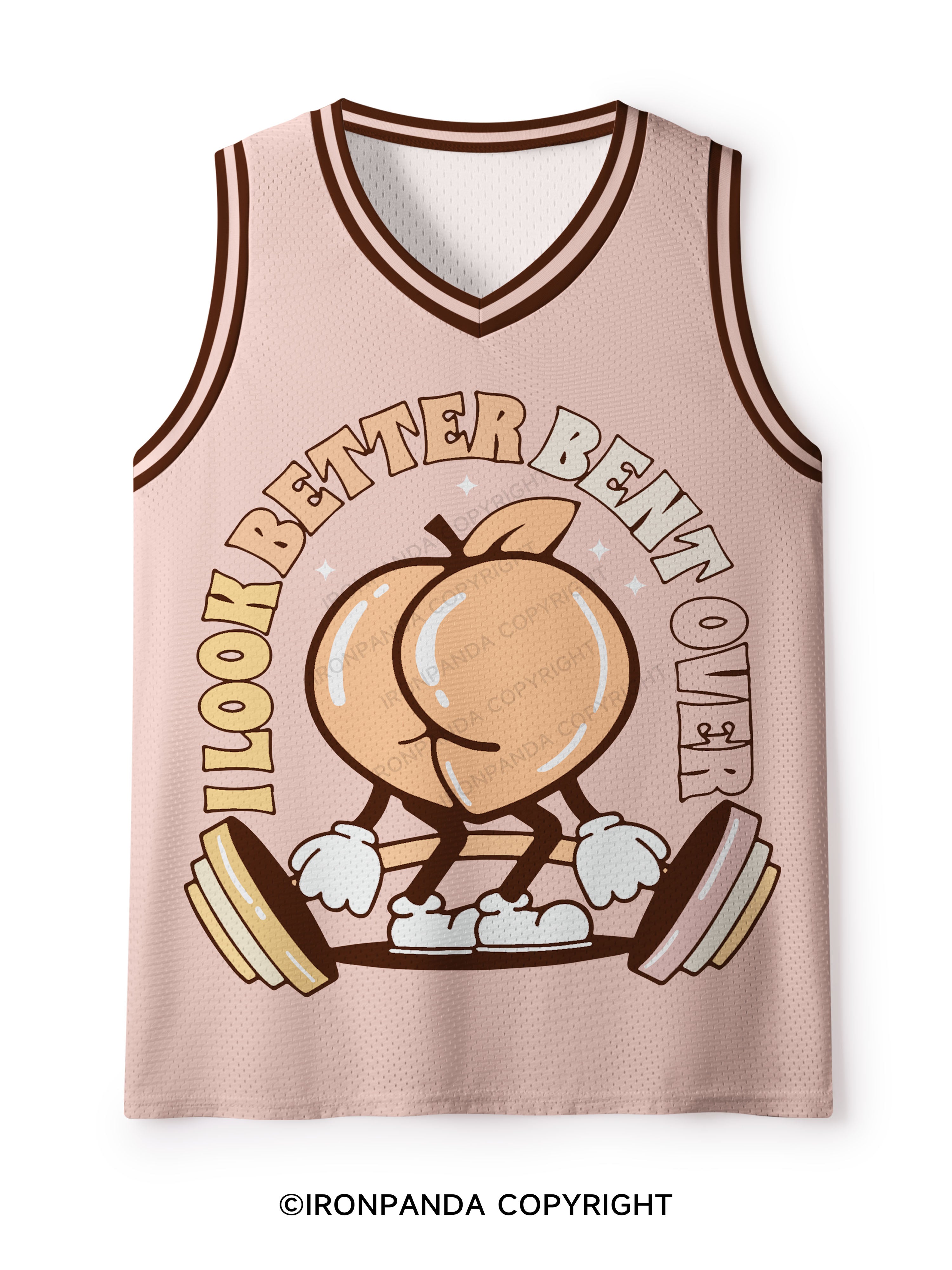 I LOOK BETTER BENT OVER Mesh Tank Top