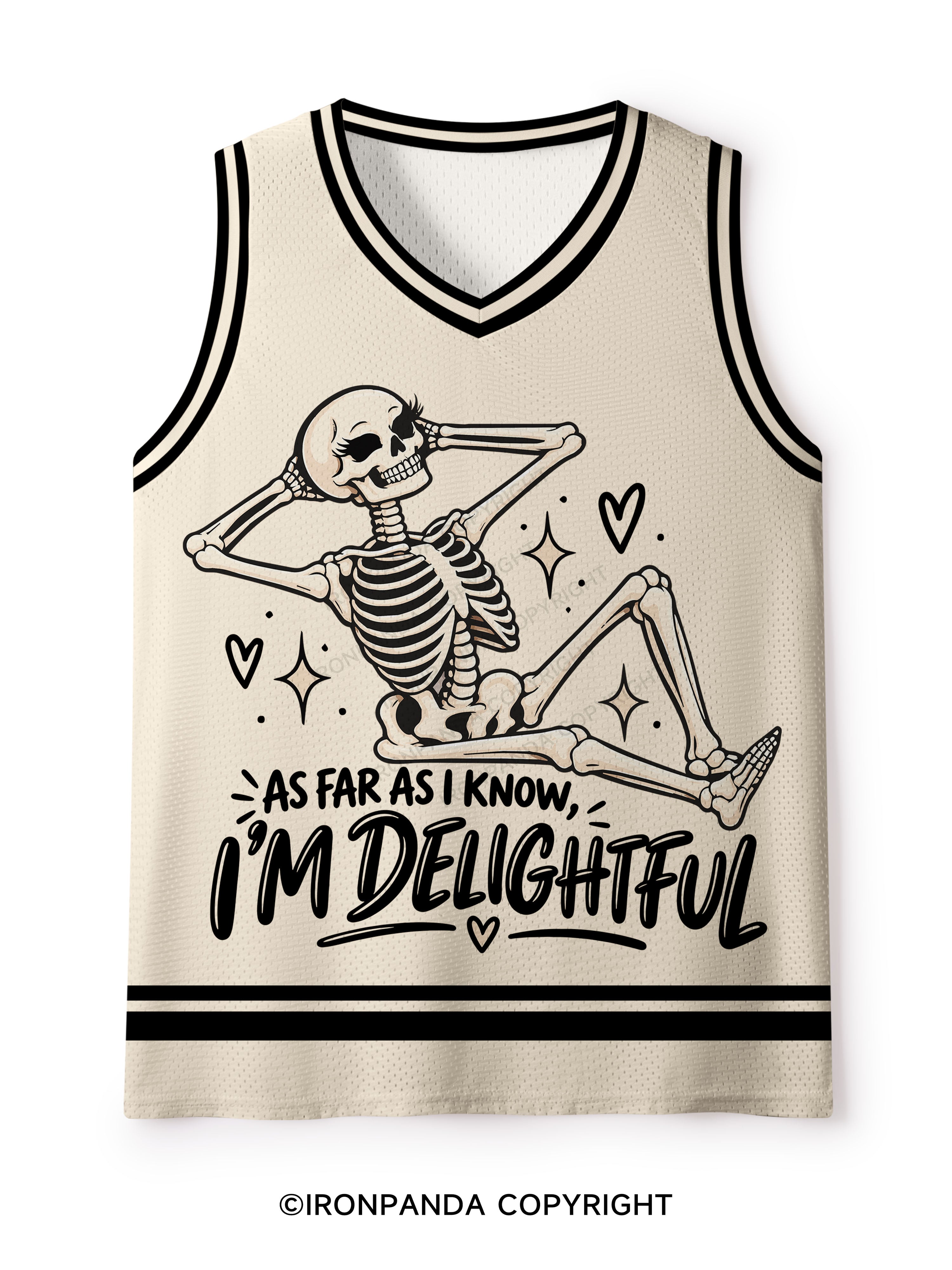 AS FAR AS I KNOW, I'M DELIGHTFUL Mesh Tank Top