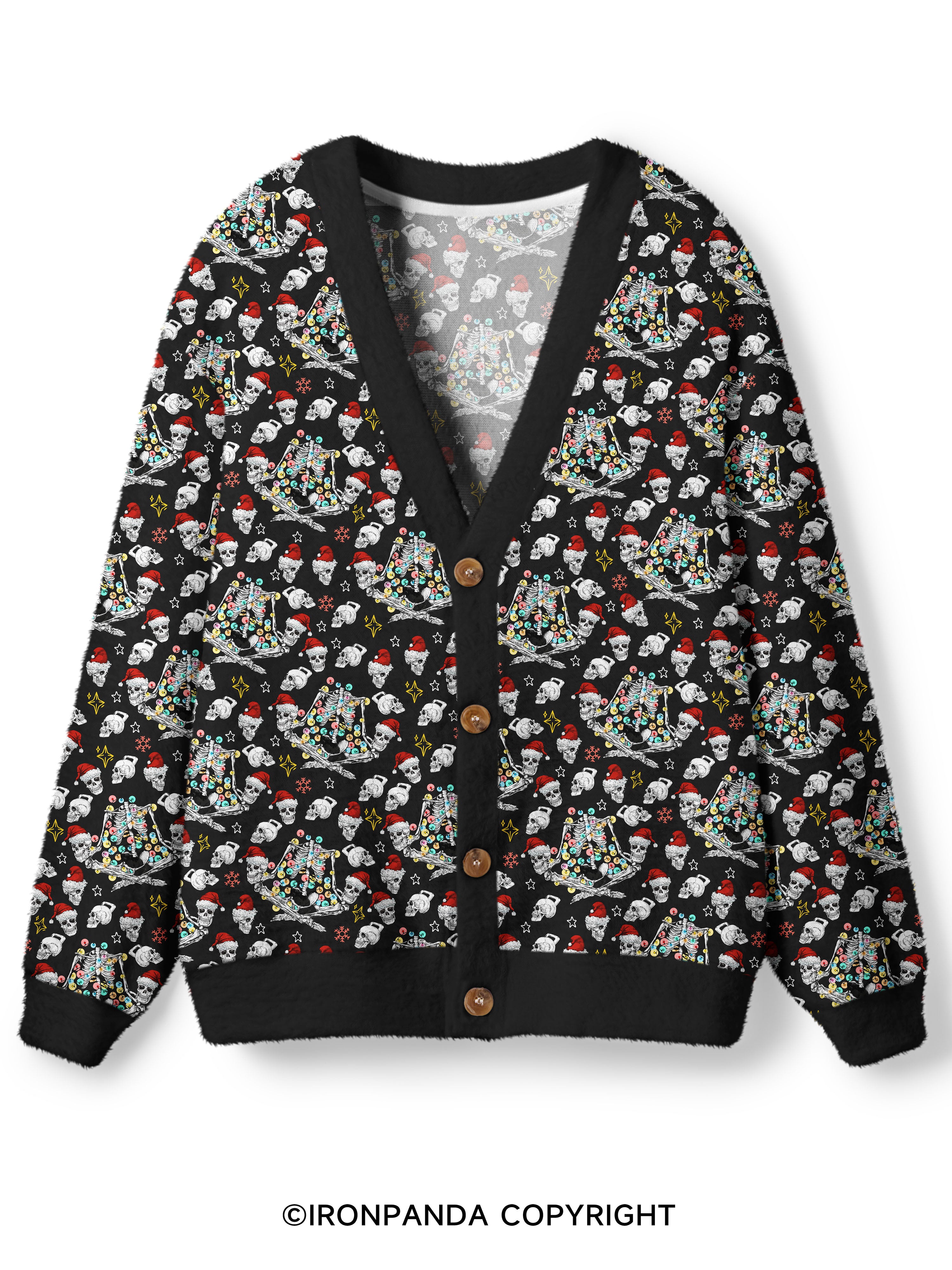 Merry Mindfulness Ugly Cardigan Sweater