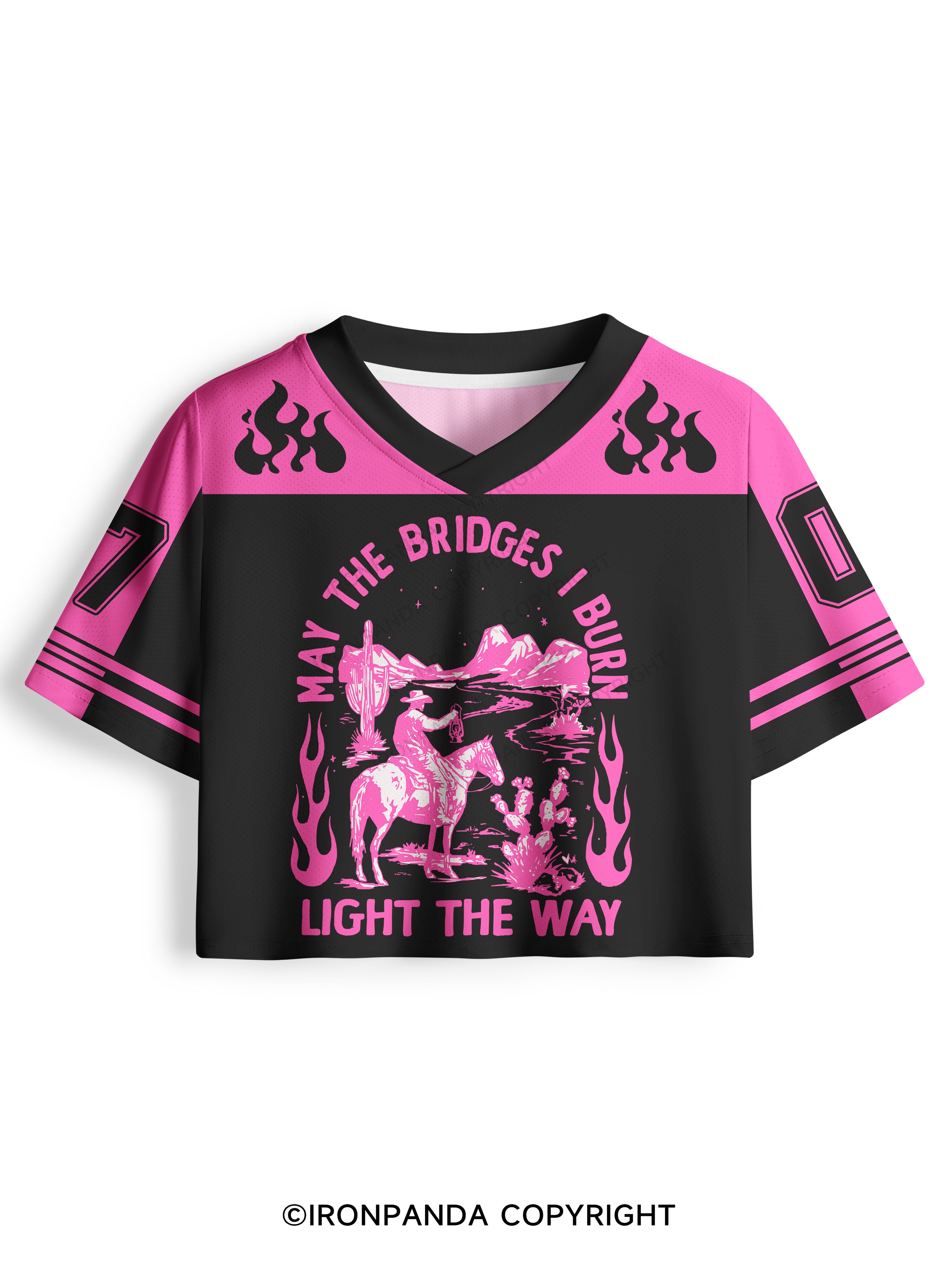 MAY THE BRIDGES I BURN LIGHT THE WAY Pro Mesh Jersey