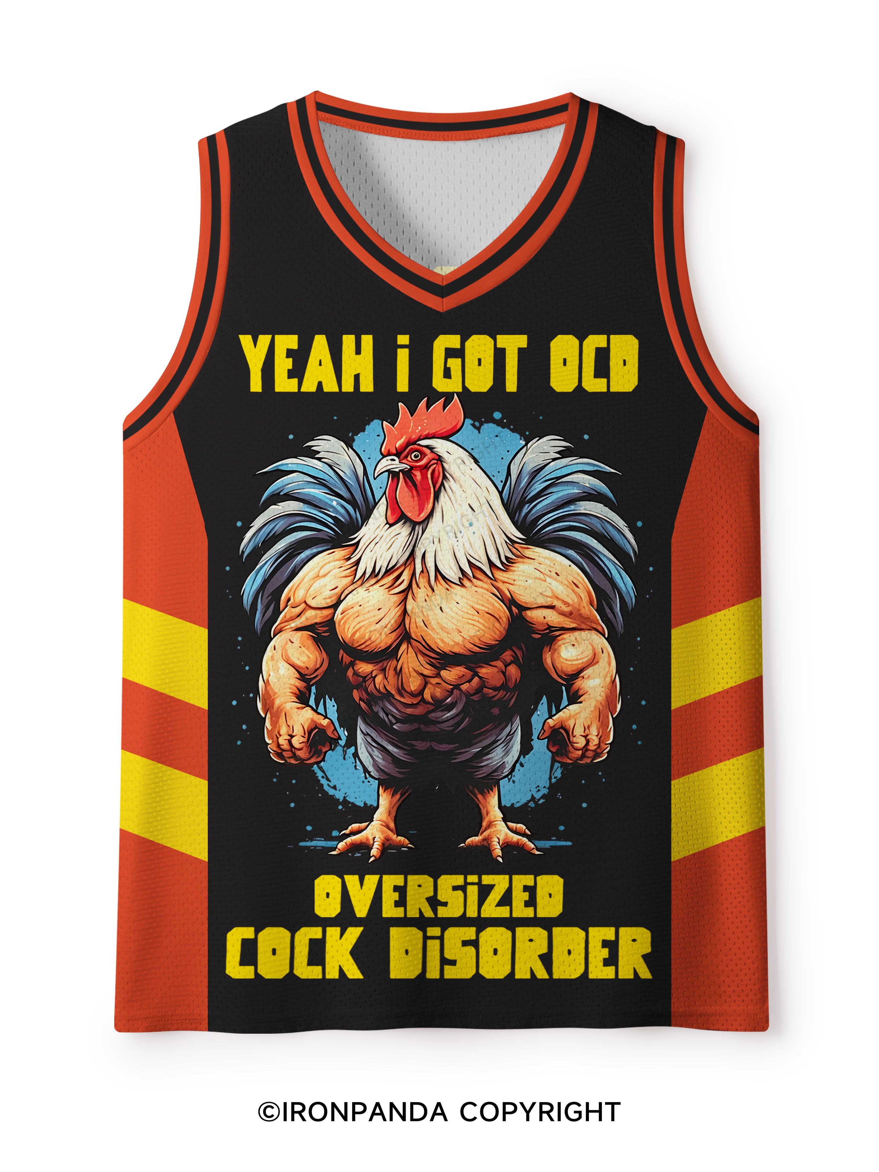 Yeah I got OCD, oversized cock disorder Mesh Tank Top