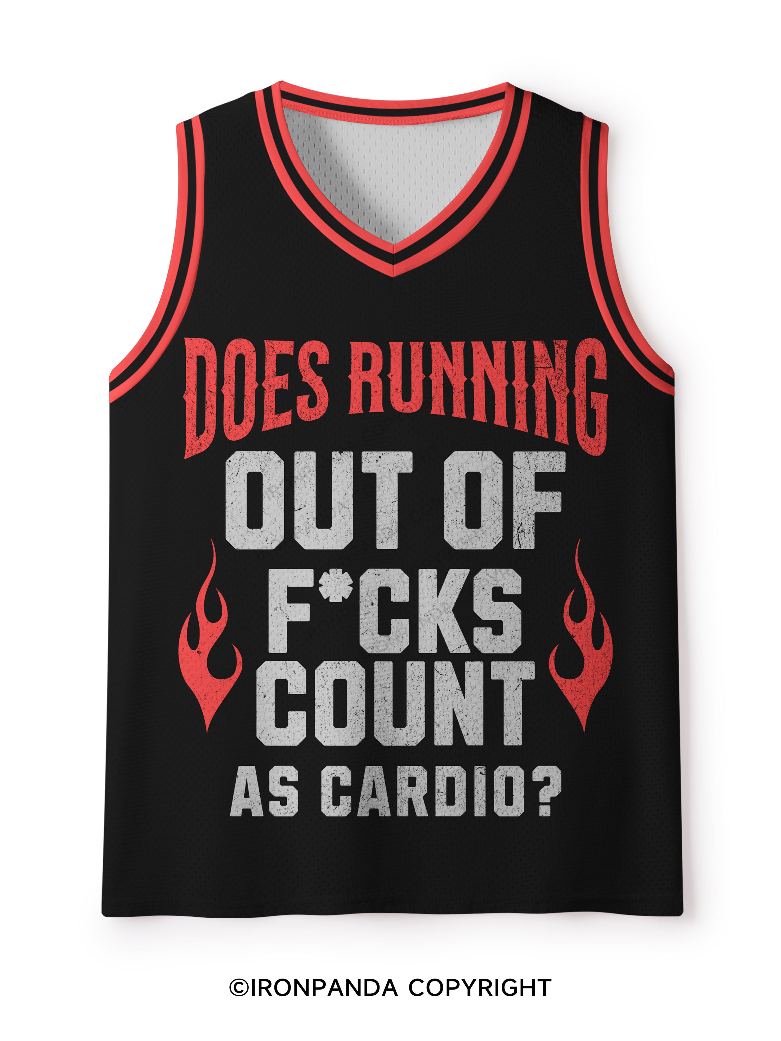 does running out fuck count as cardio Tired Mesh Tank Top