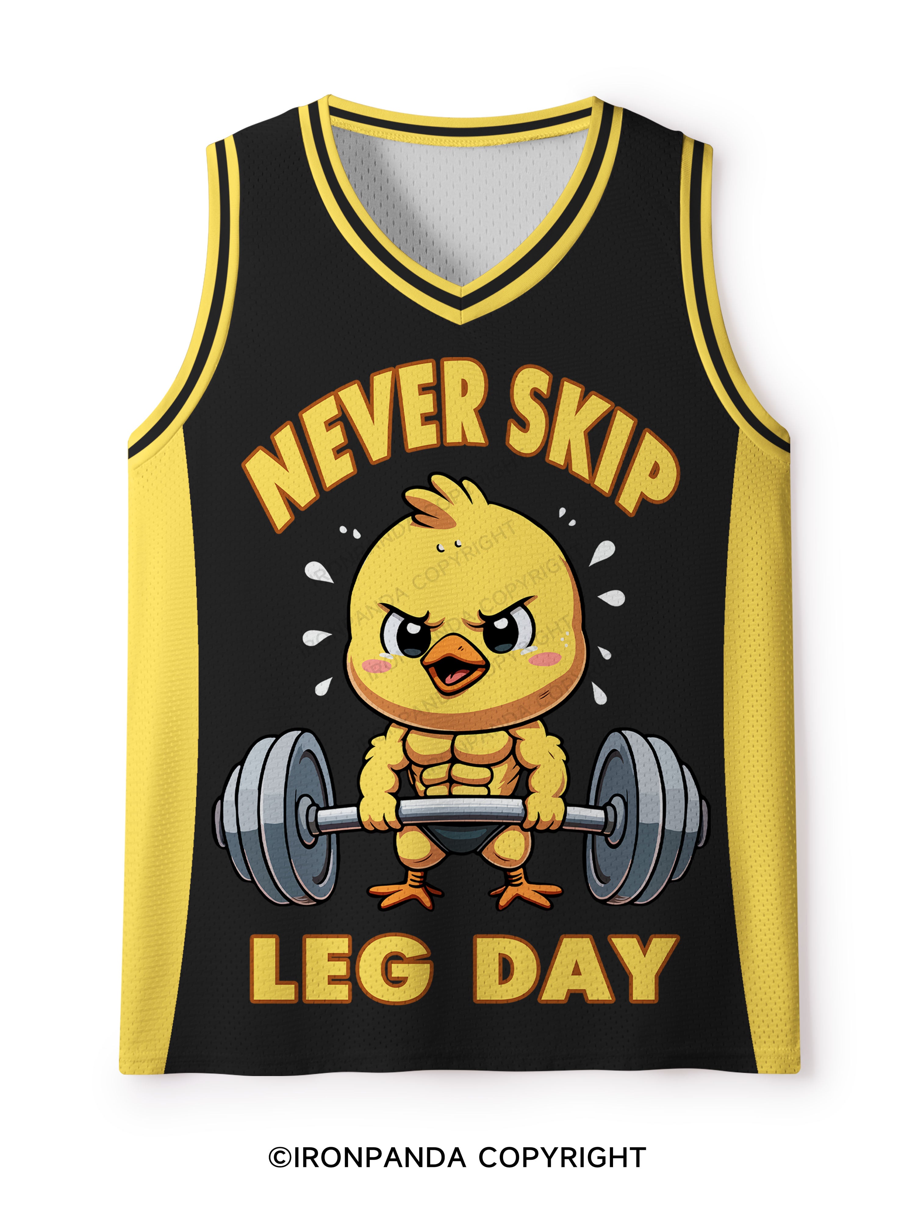 never skip leg day Mesh Tank Top