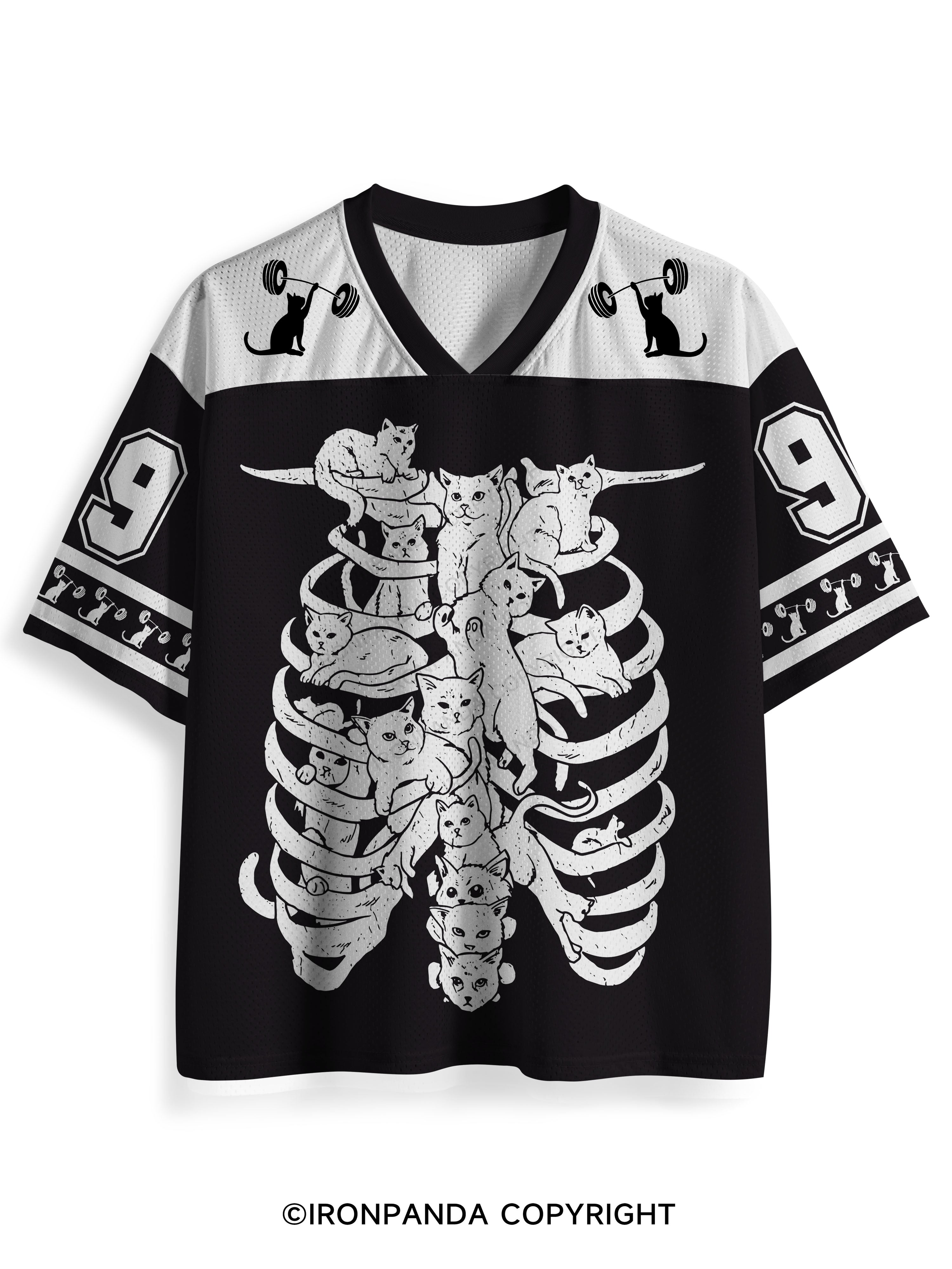 Cat Lifting Mesh Jersey