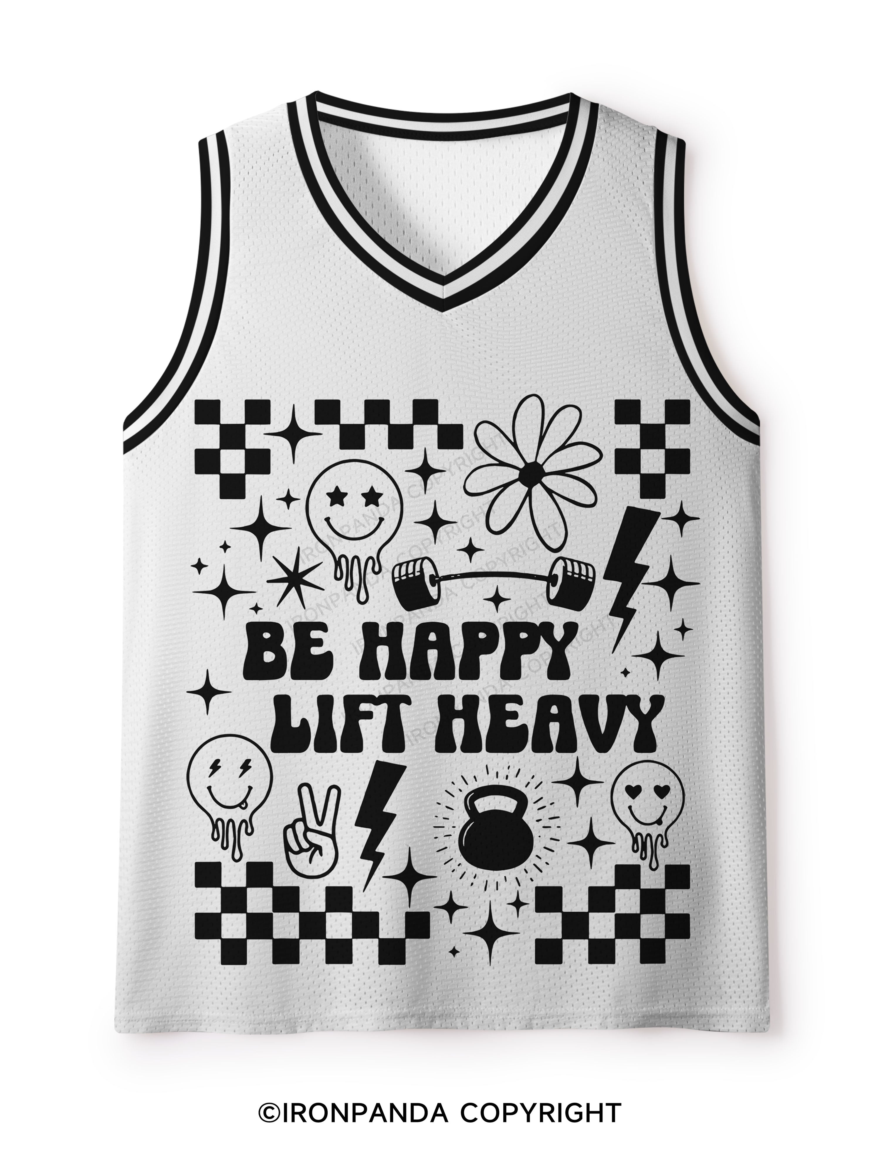 Be Happy Lift Heavy Mesh Tank Top
