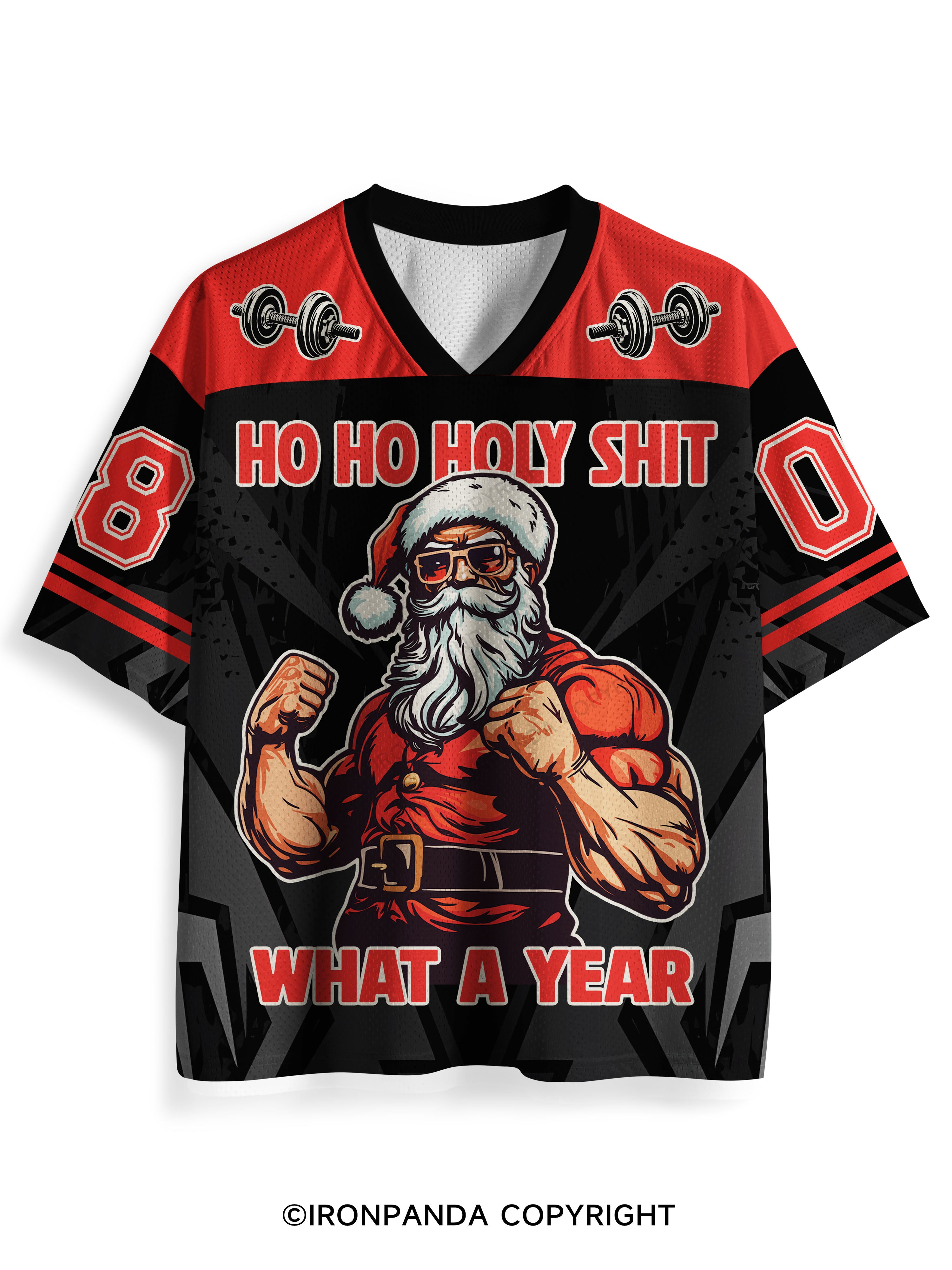 HO HO HOLY SHIT WHAT A YEAR Mesh Jersey