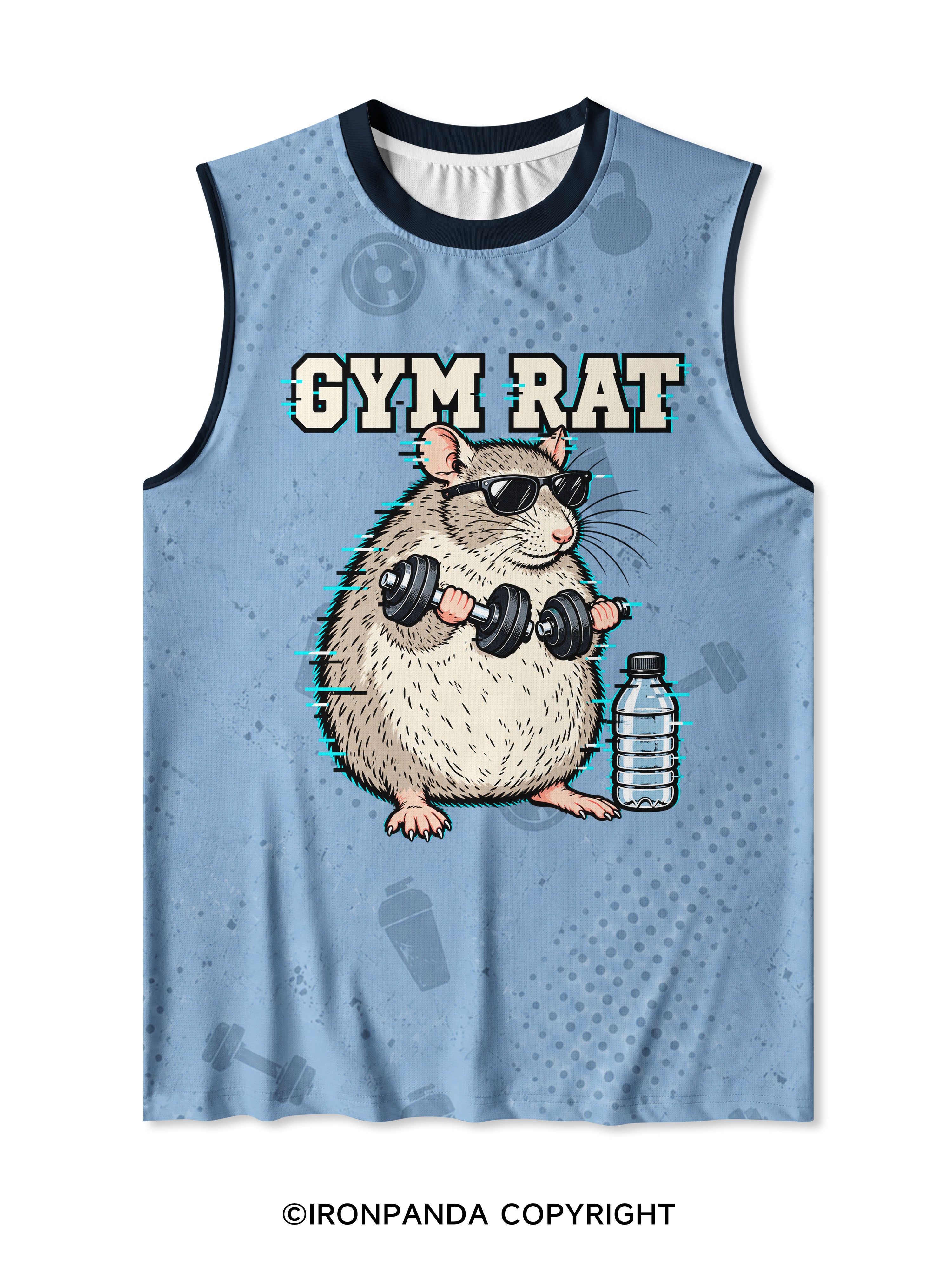 GYM RAT Quick-Dry Mesh Tank