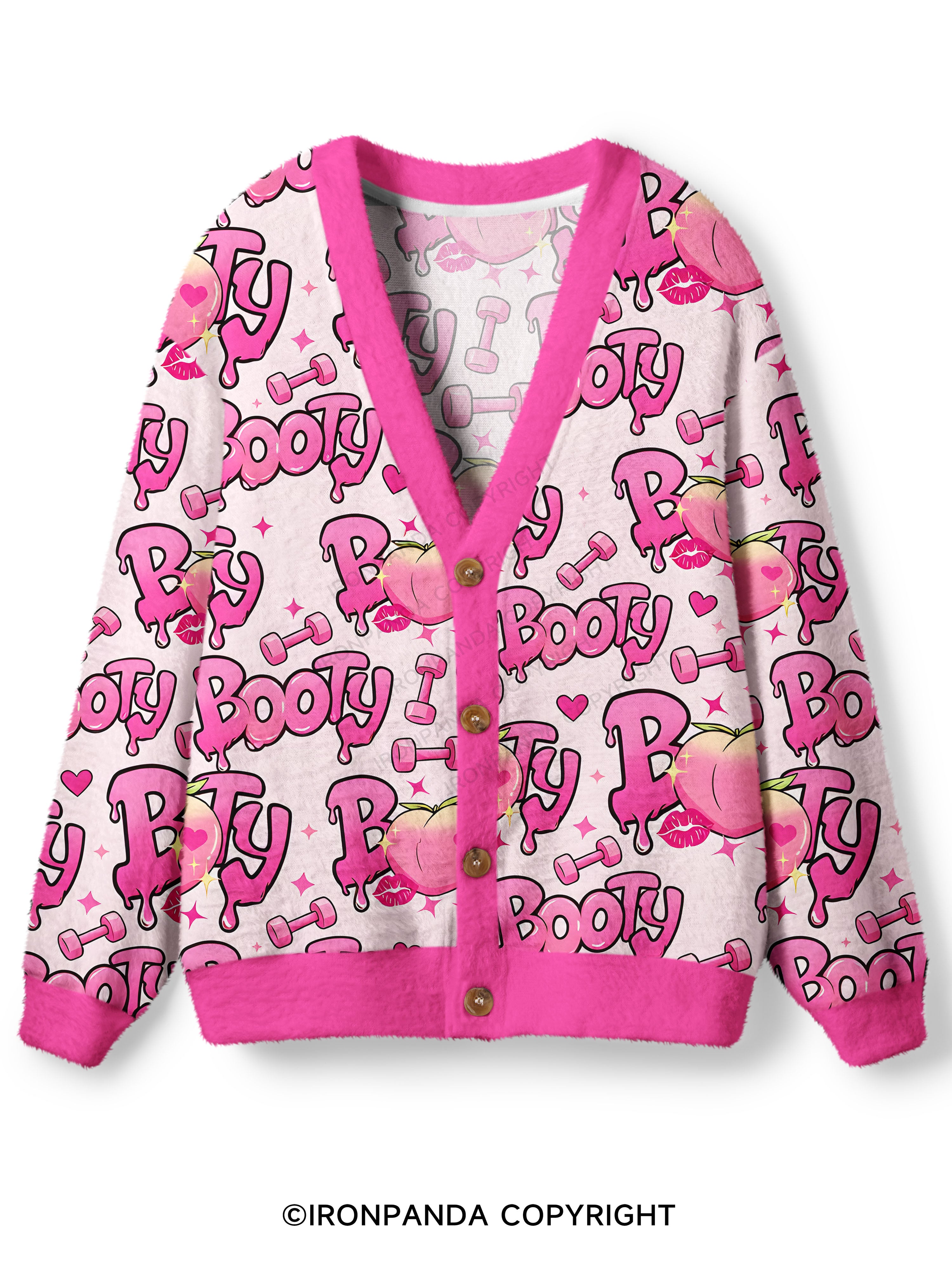 booty barbell Ugly Cardigan Sweater