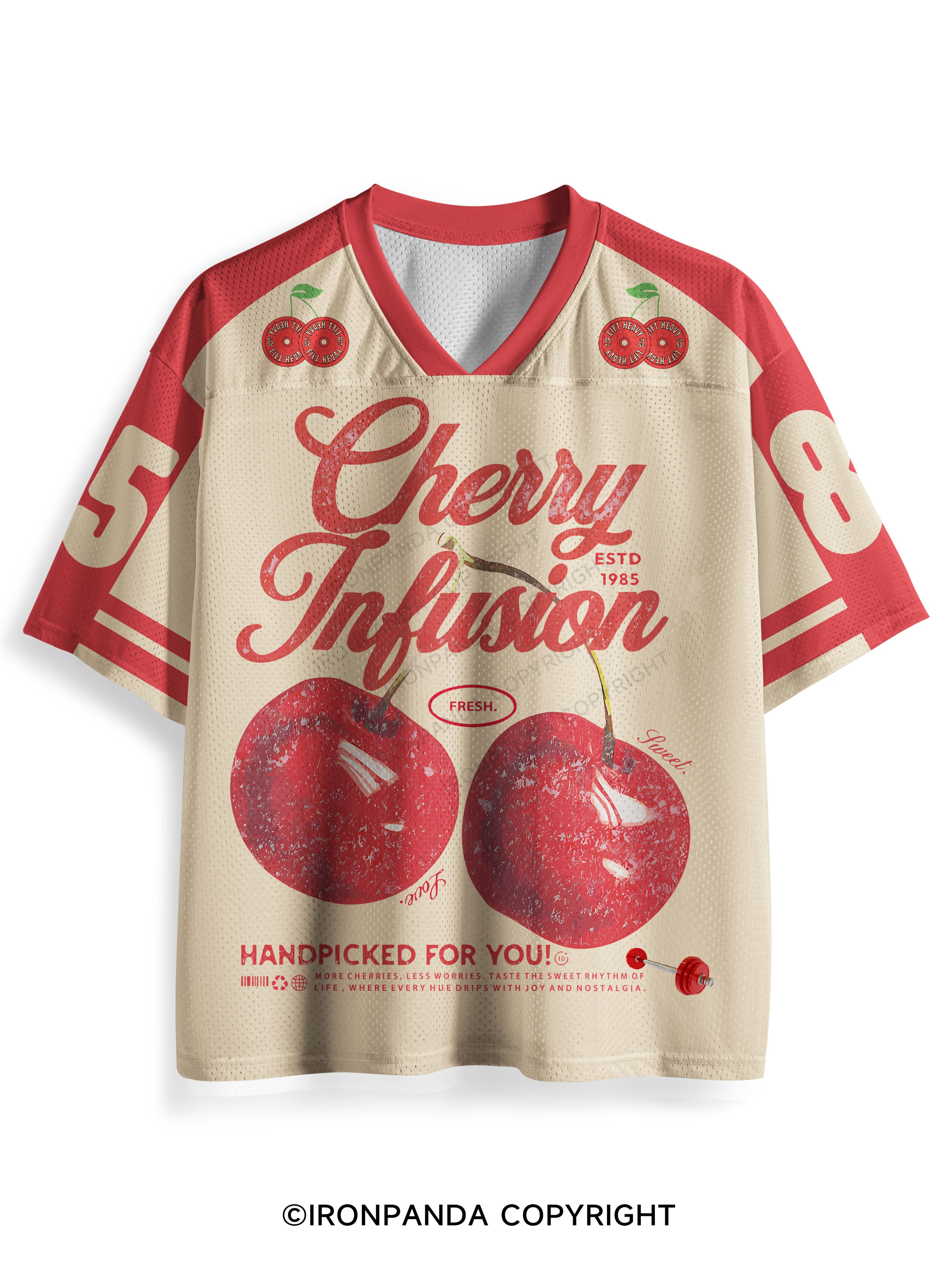 Cherry Infusion Mesh Jersey