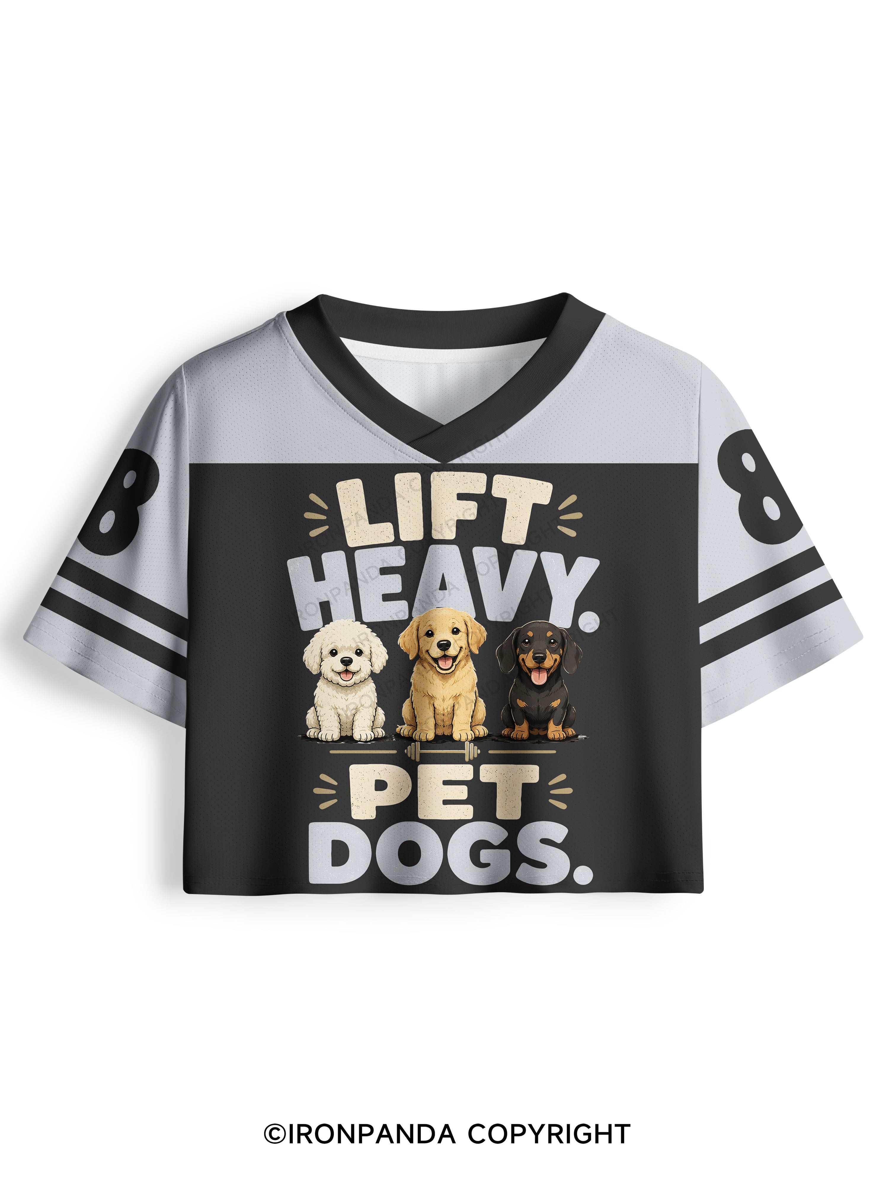 LIFT HEAVY PET DOGS FUNNY GYM Pro Mesh Jersey
