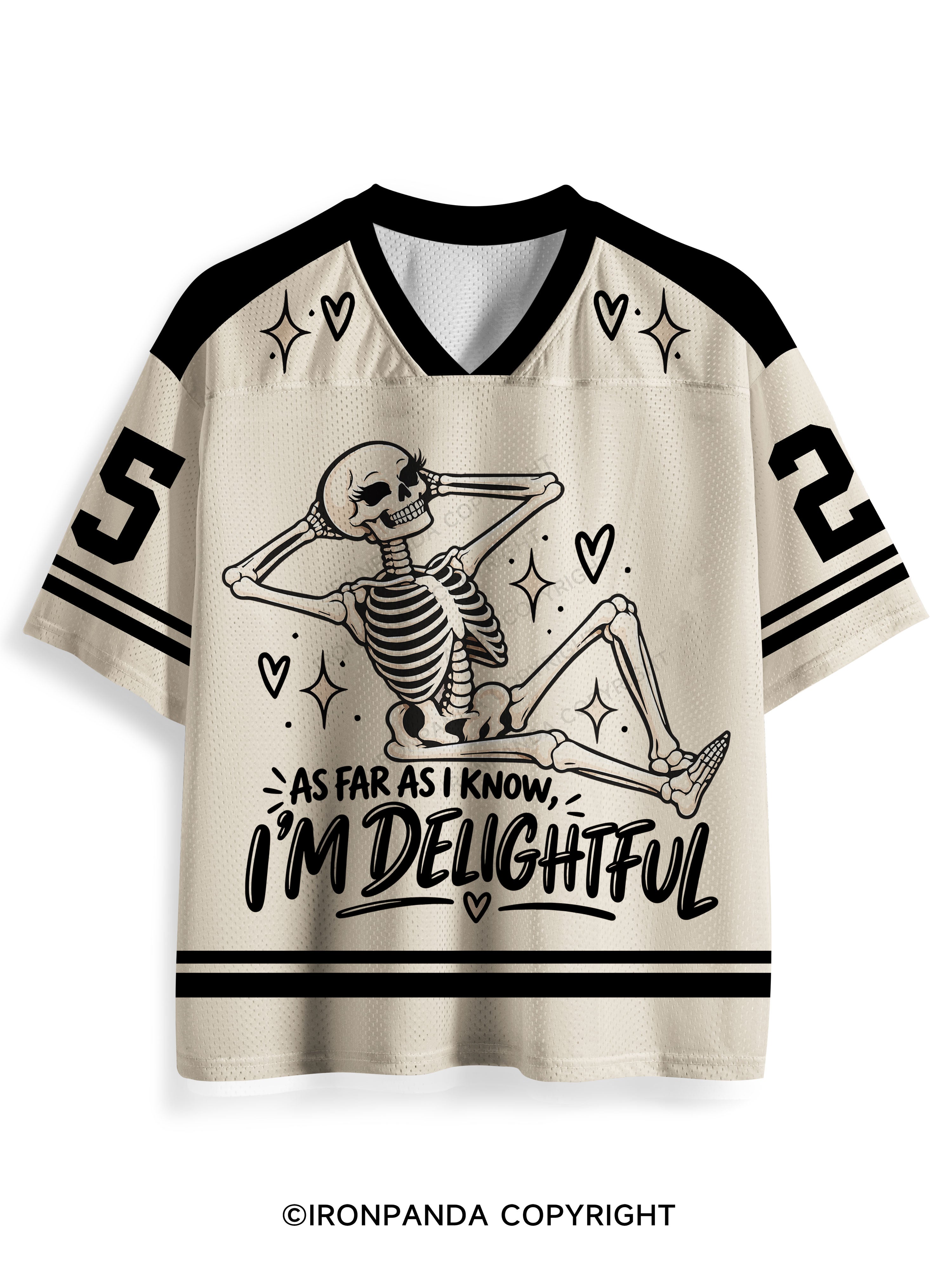AS FAR AS I KNOW, I'M DELIGHTFUL Mesh Jersey