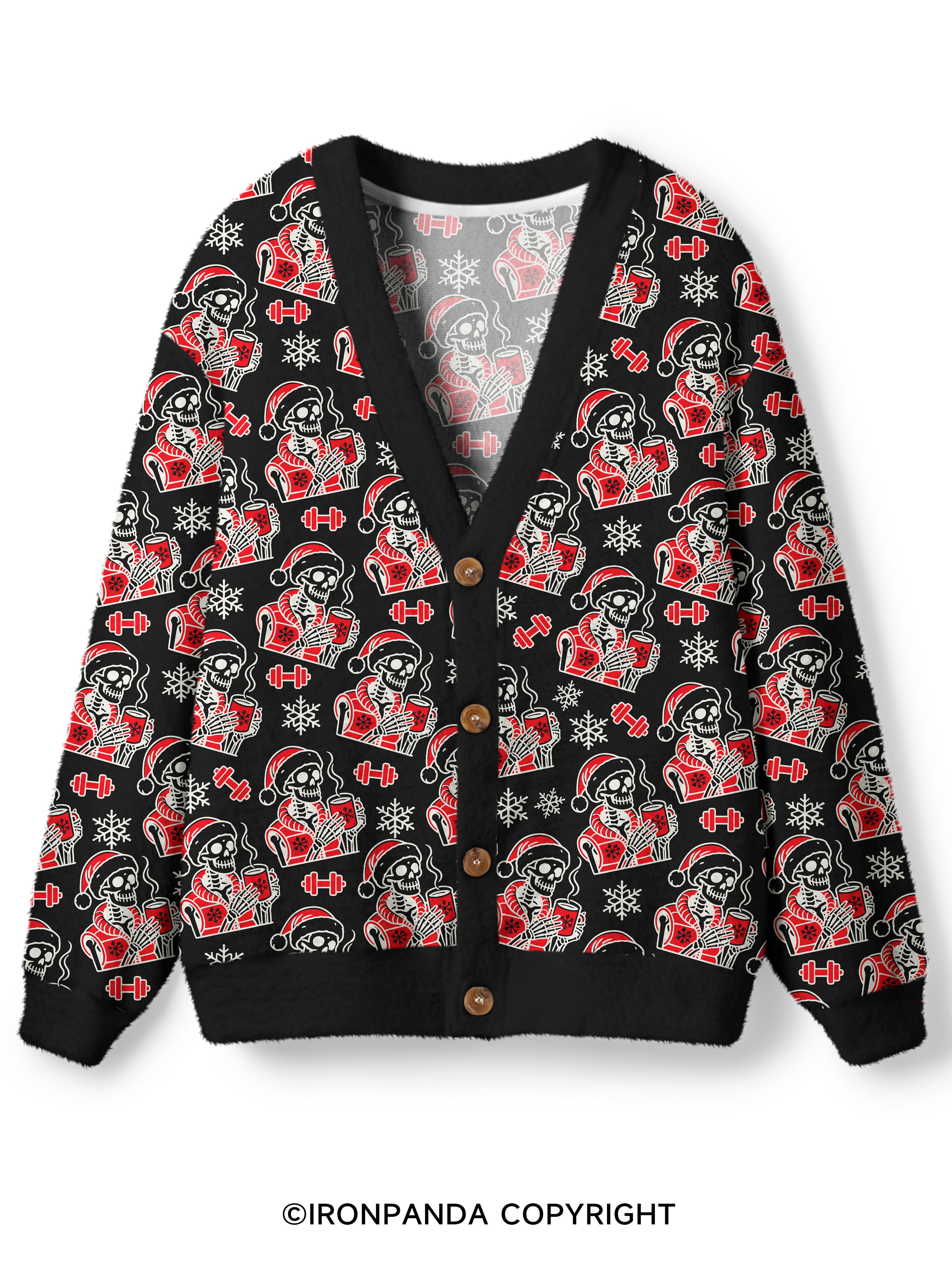HO HO HOLY SHIT WHAT A YEAR Ugly Cardigan Sweater