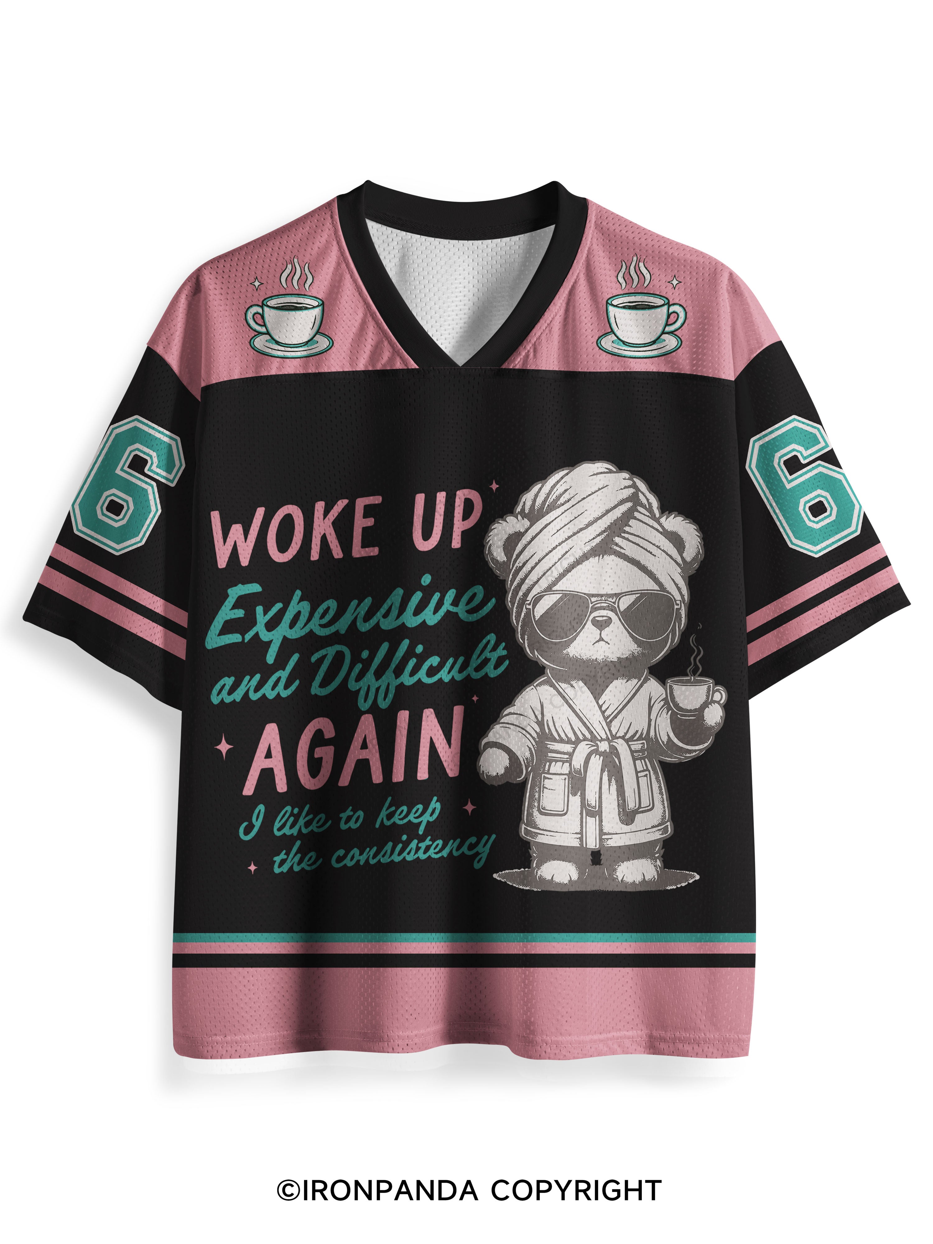 WOKE UP EXPENSIVE AND DIFFICULT AGAIN Mesh Jersey