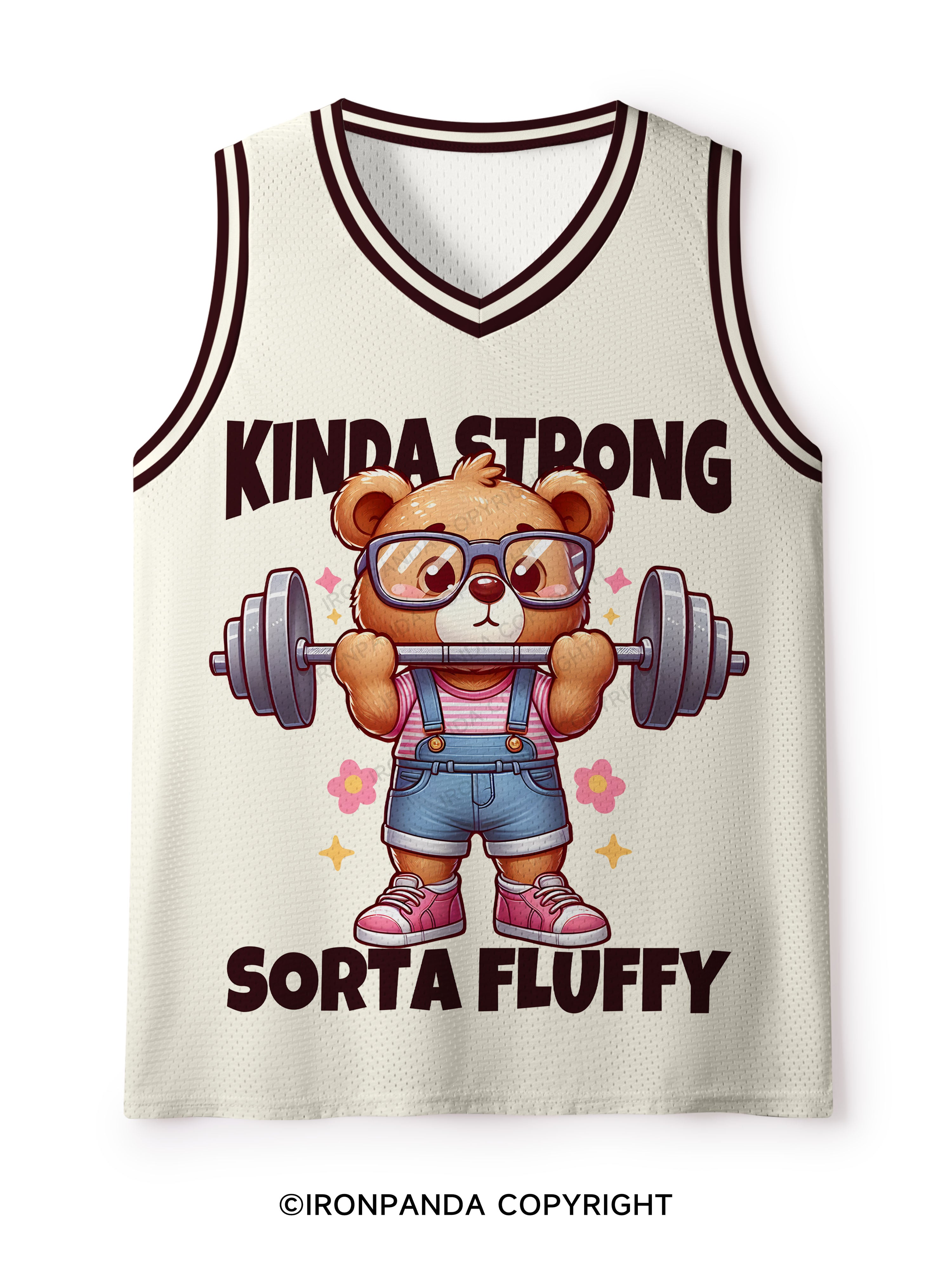 KINDA STRONG, SORTA FLUFFY Mesh Tank Top
