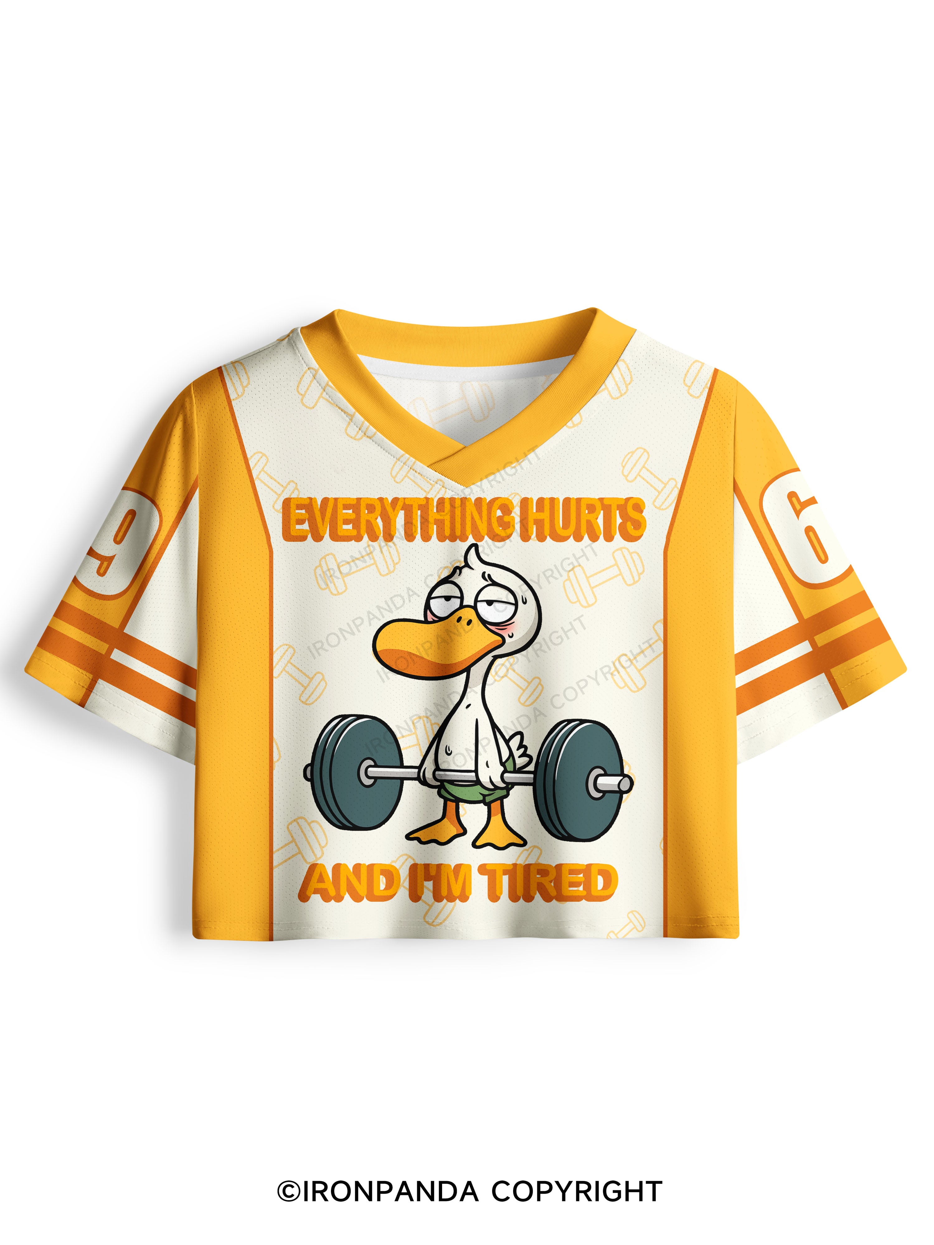 everything hurt and i am tired duck Pro Mesh Jersey