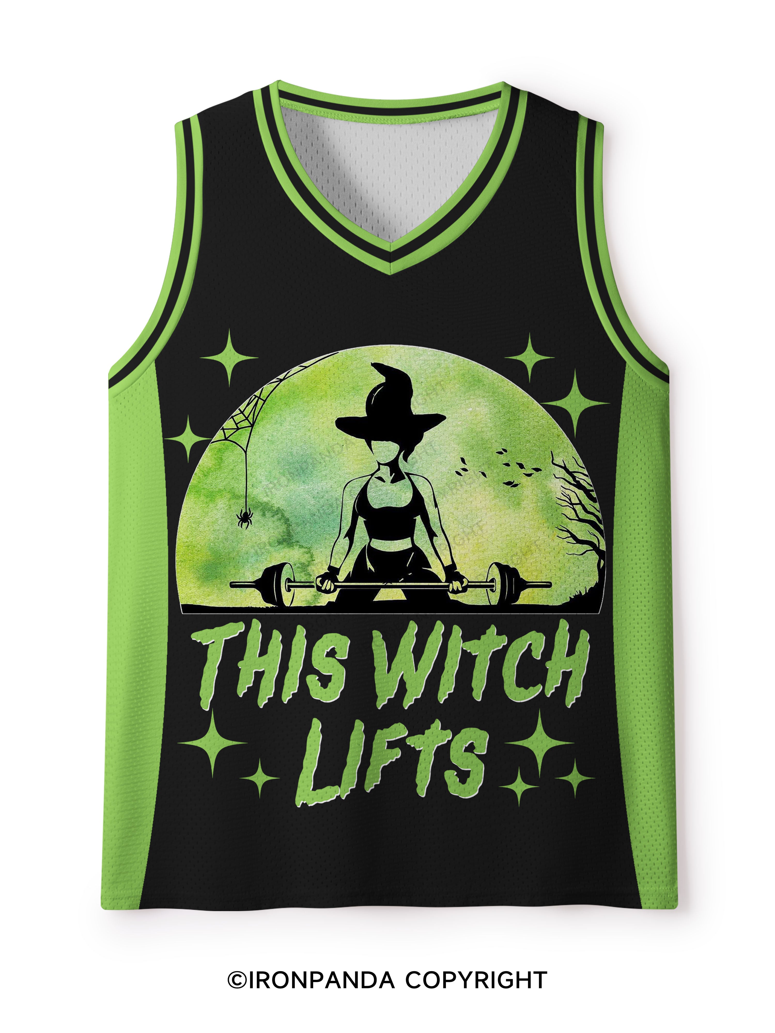 THIS WITCH LIFTS GYM Mesh Tank Top