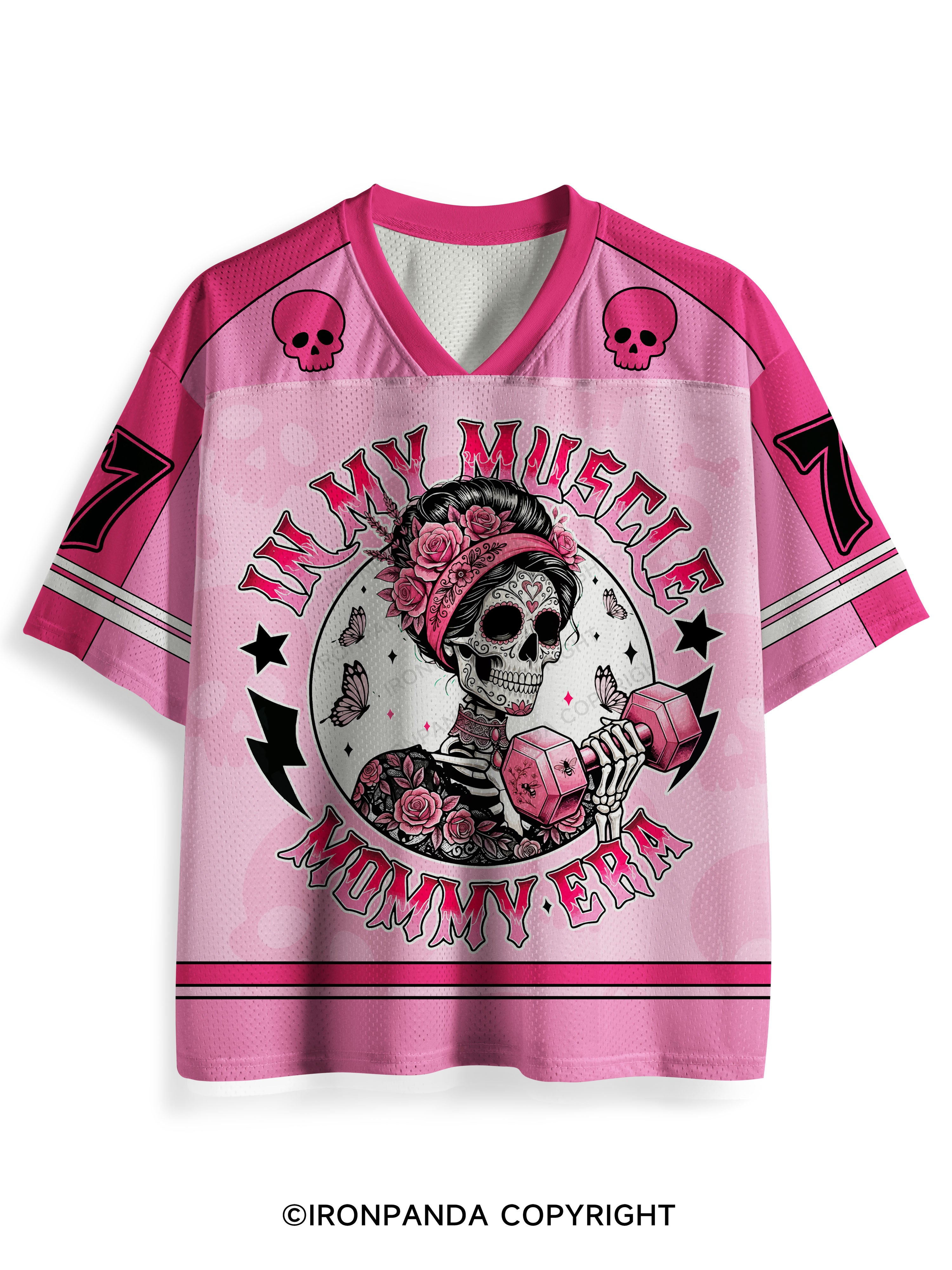 In my muscle mommy era Mesh Jersey