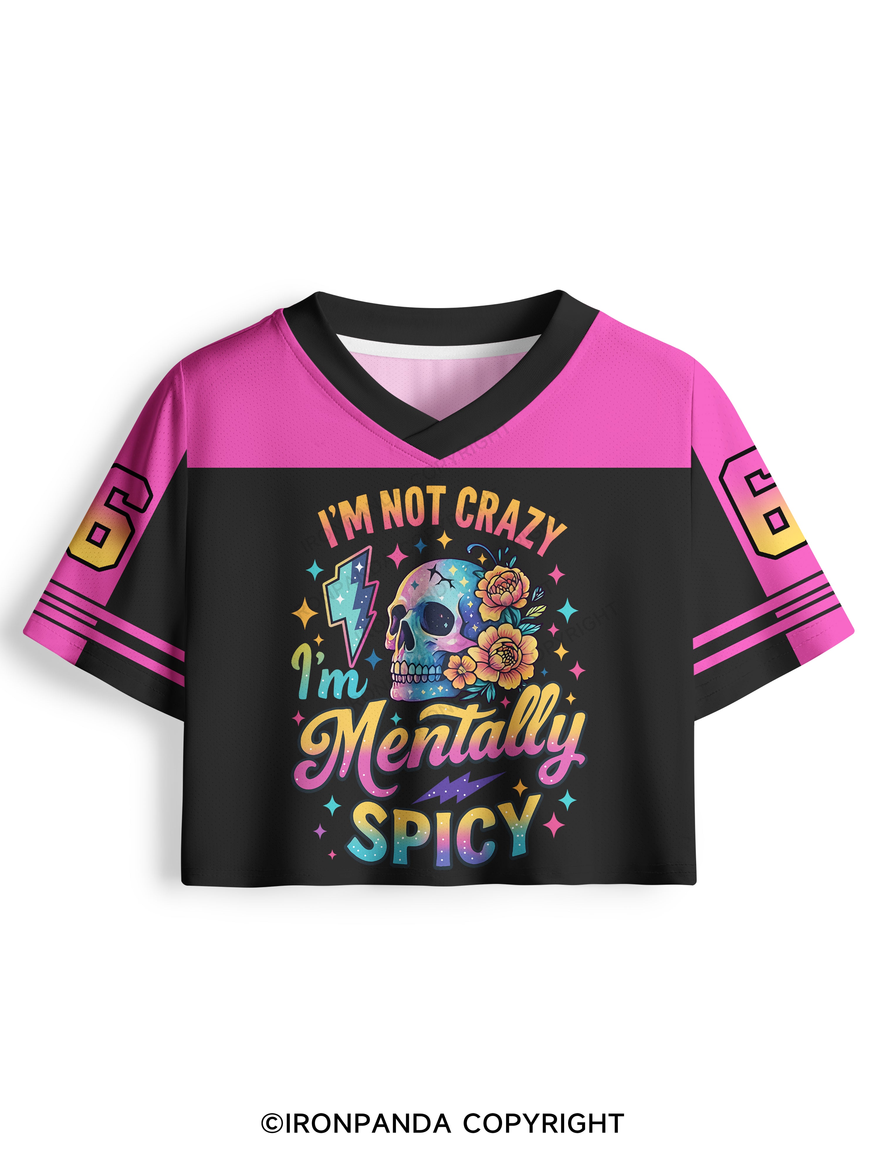 I'm Not Crazy I'm Mentally Spicy Pro Mesh Jersey
