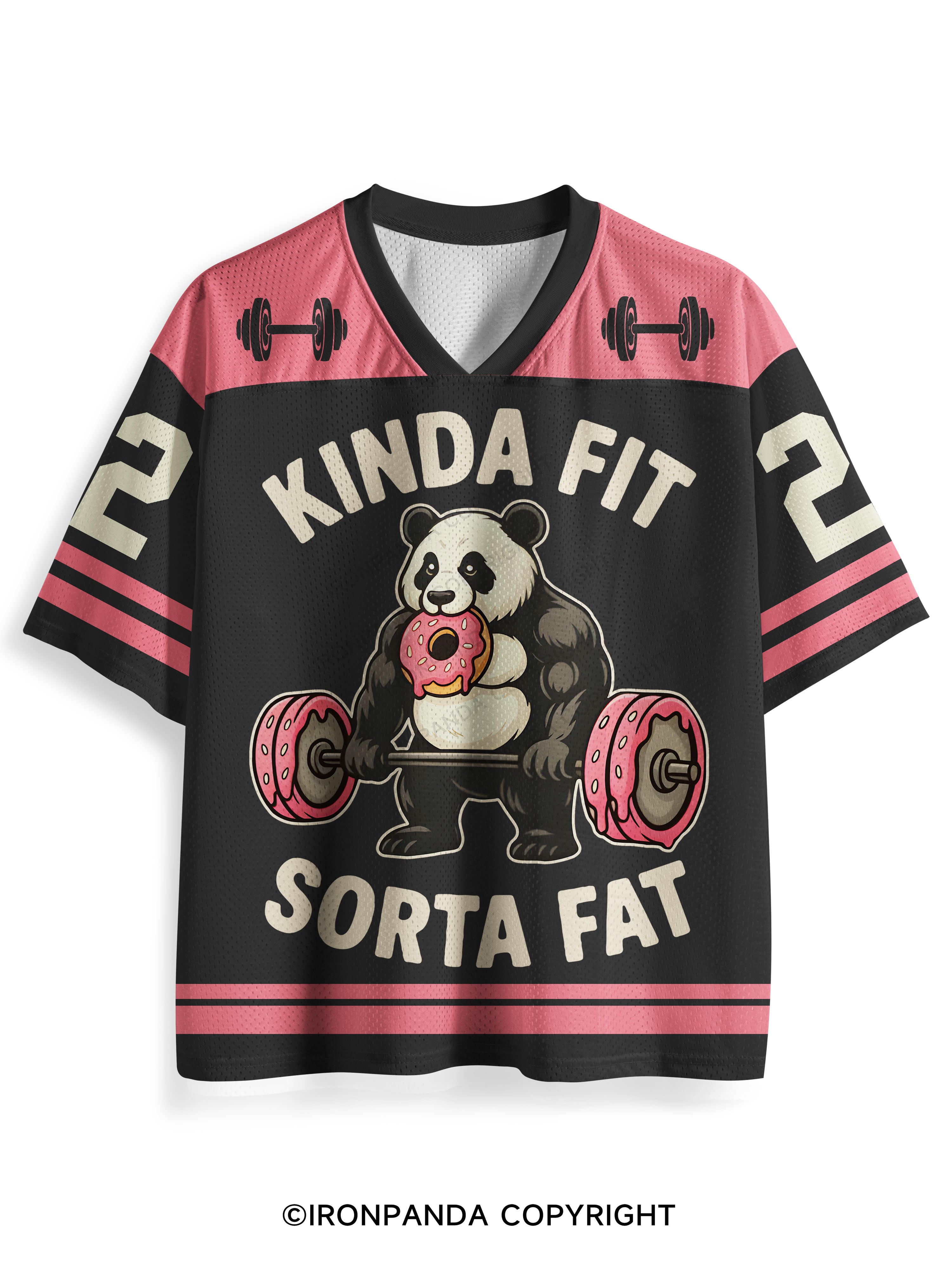 KINDA FIT SORTA FAT PANDA Mesh Jersey