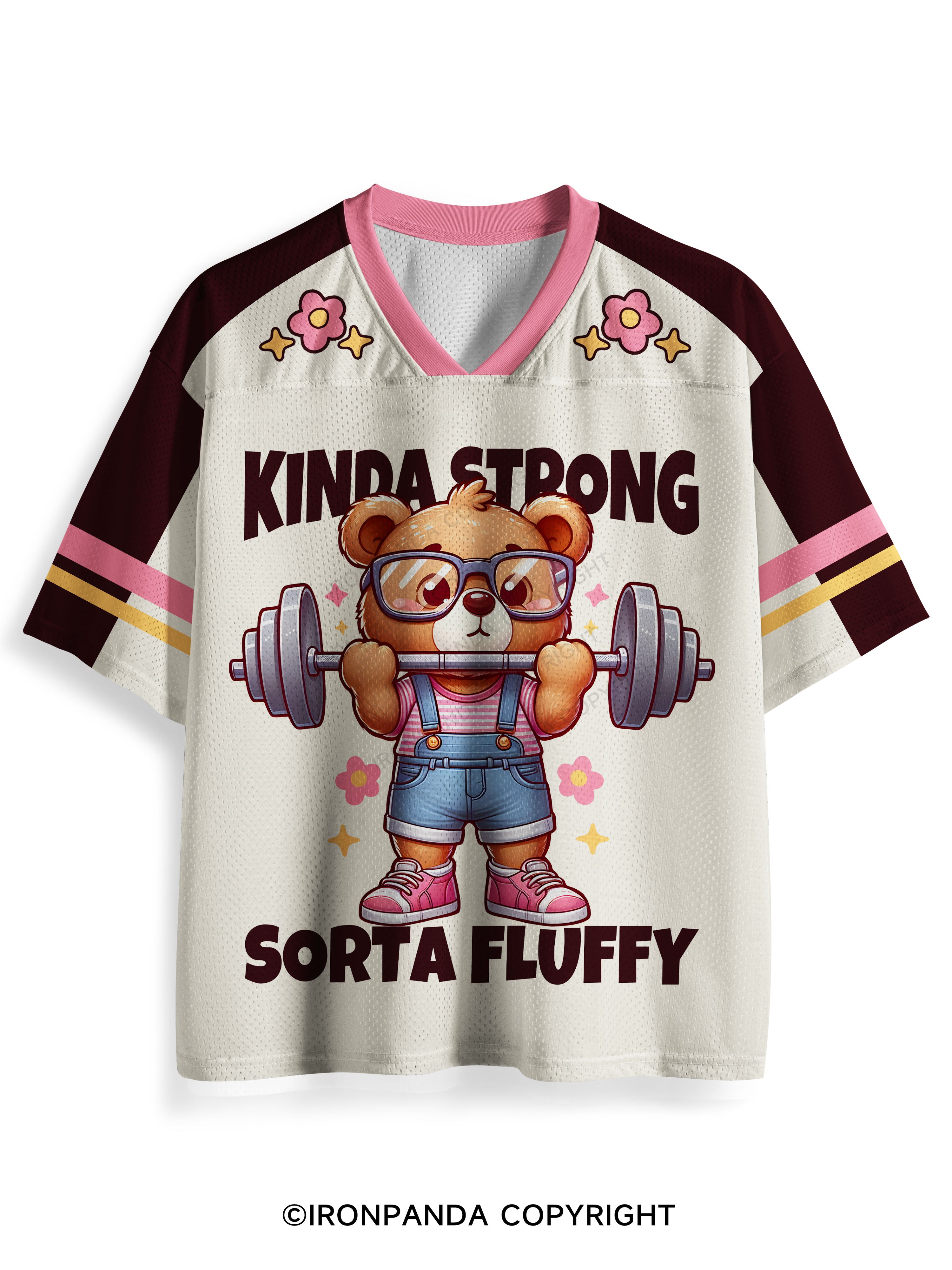 KINDA STRONG, SORTA FLUFFY Mesh Jersey