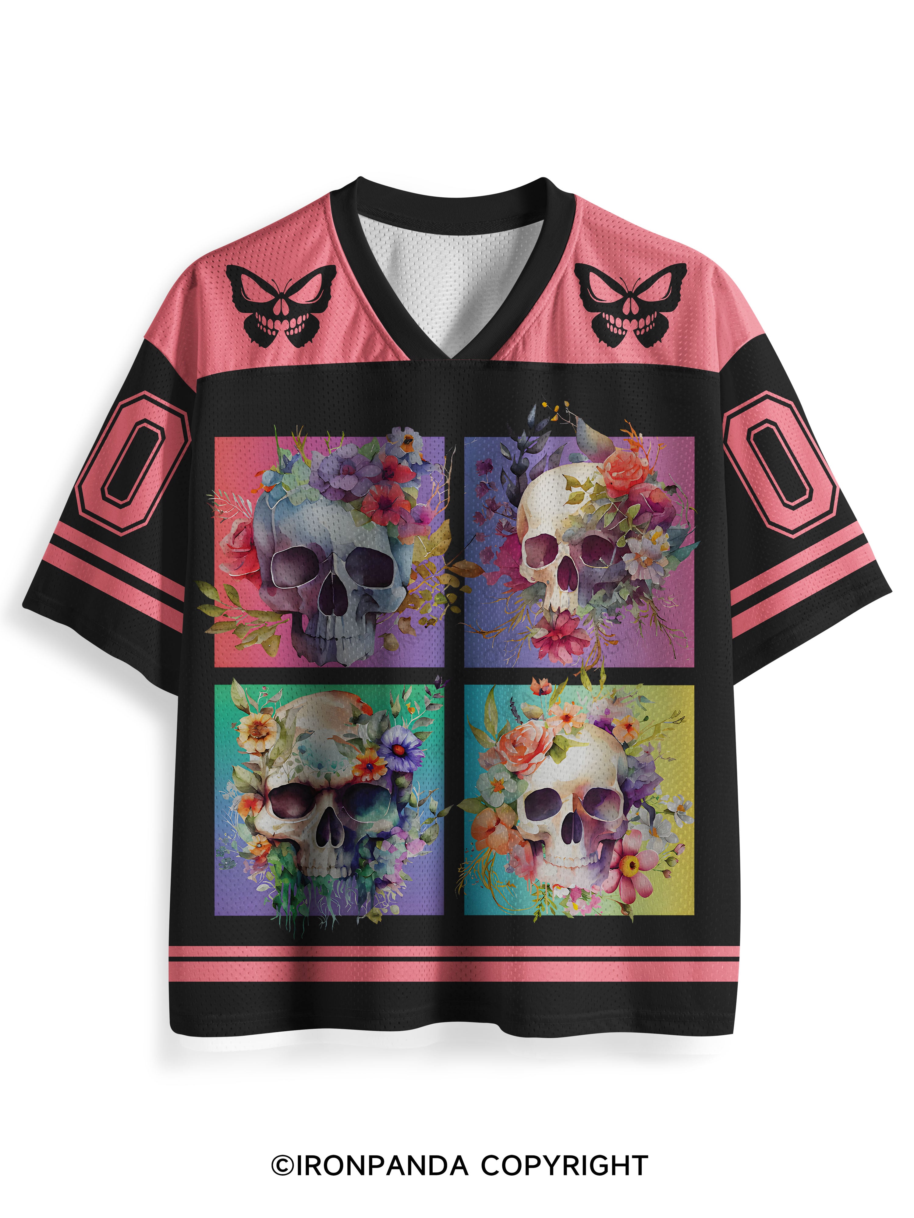 Skull Aesthetic Mesh Jersey