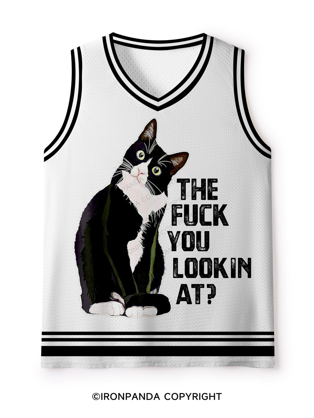 the fuck you lookin at? Mesh Tank Top