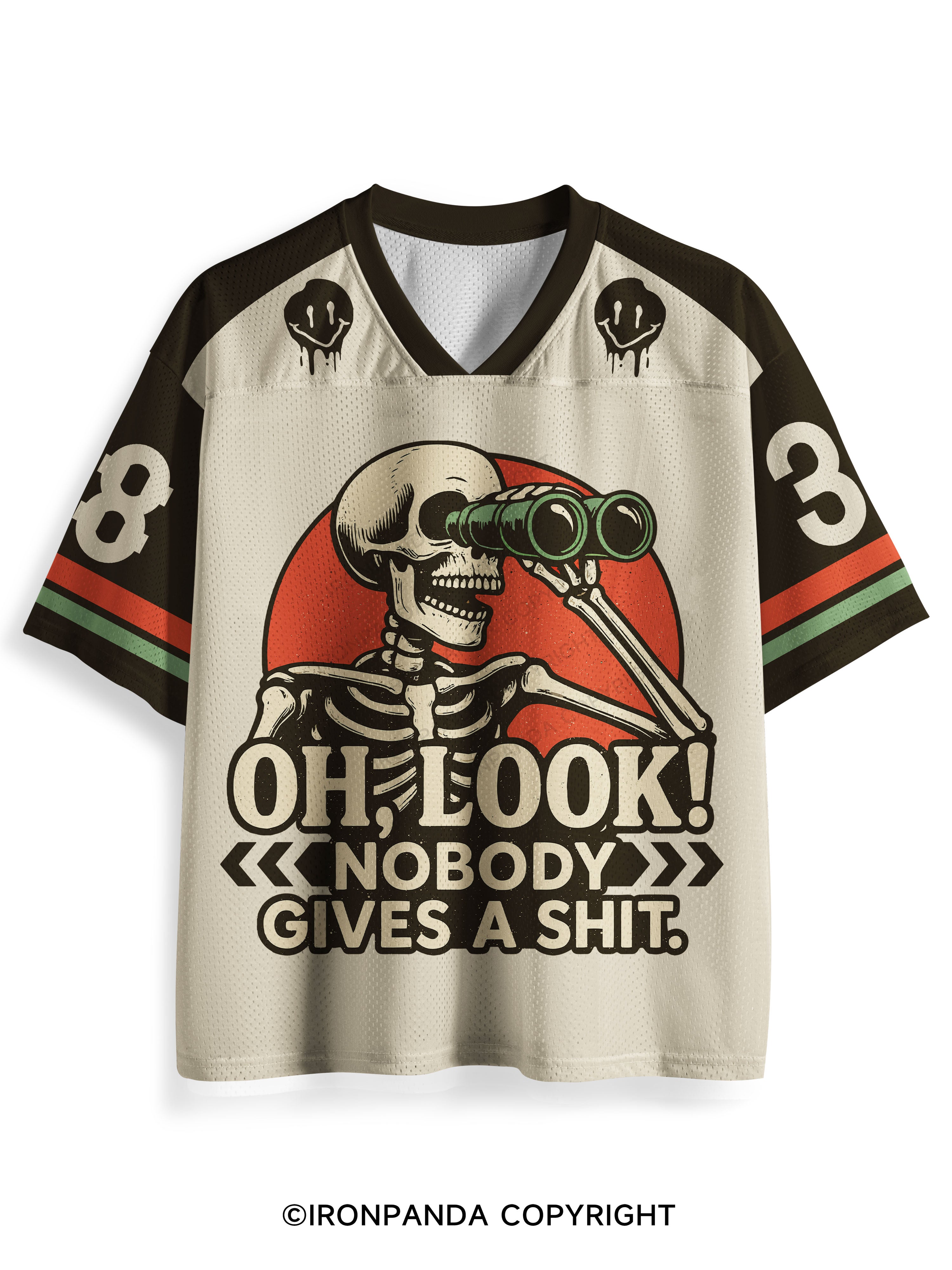 OH, LOOK! NOBODY GIVES A SHIT Mesh Jersey