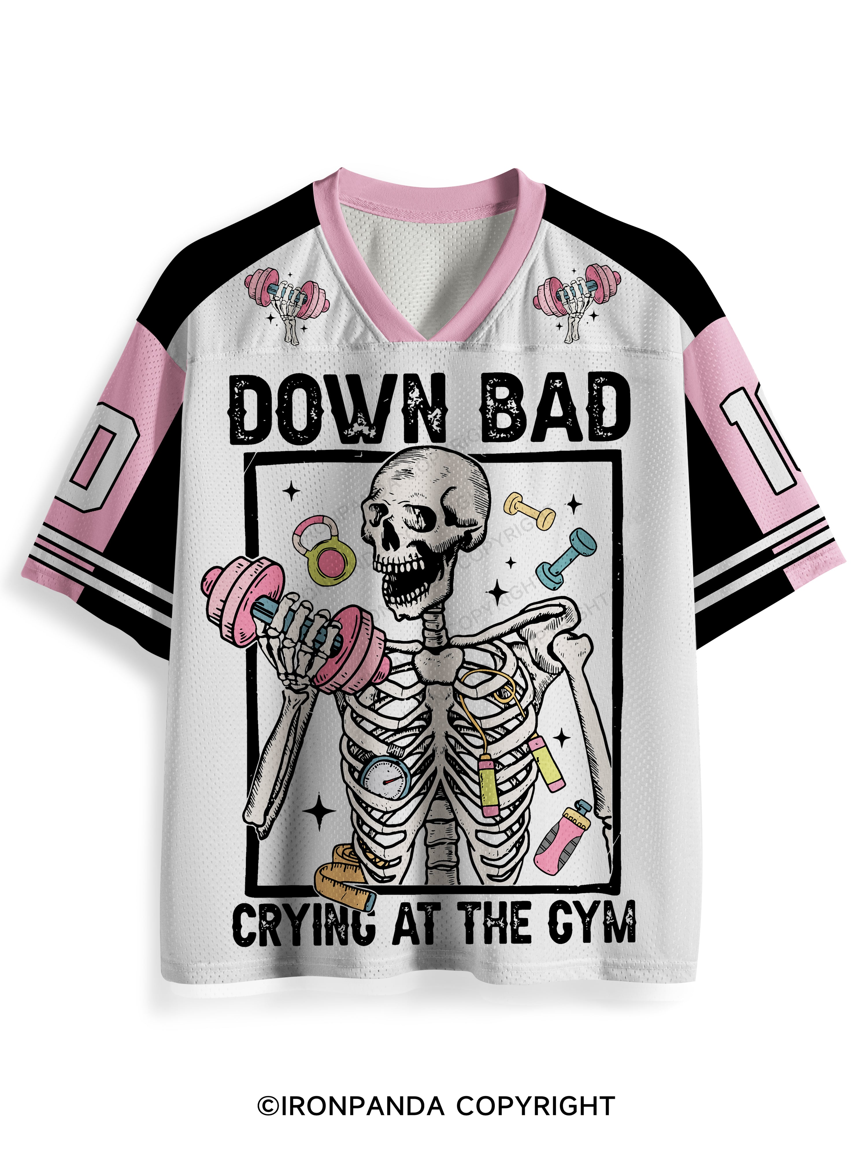 Down Bad Crying At The Gym Mesh Jersey