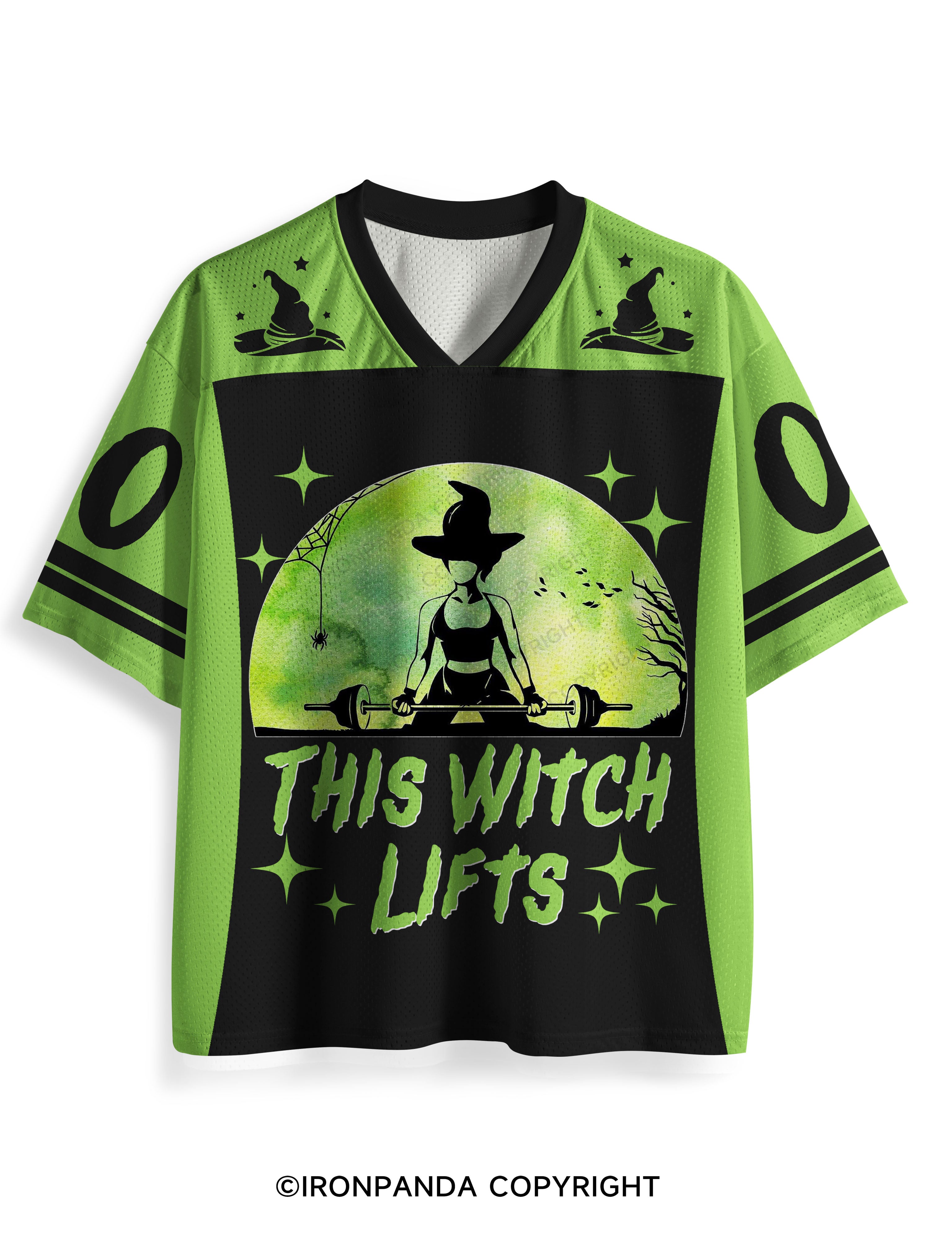THIS WITCH LIFTS GYM Mesh Jersey