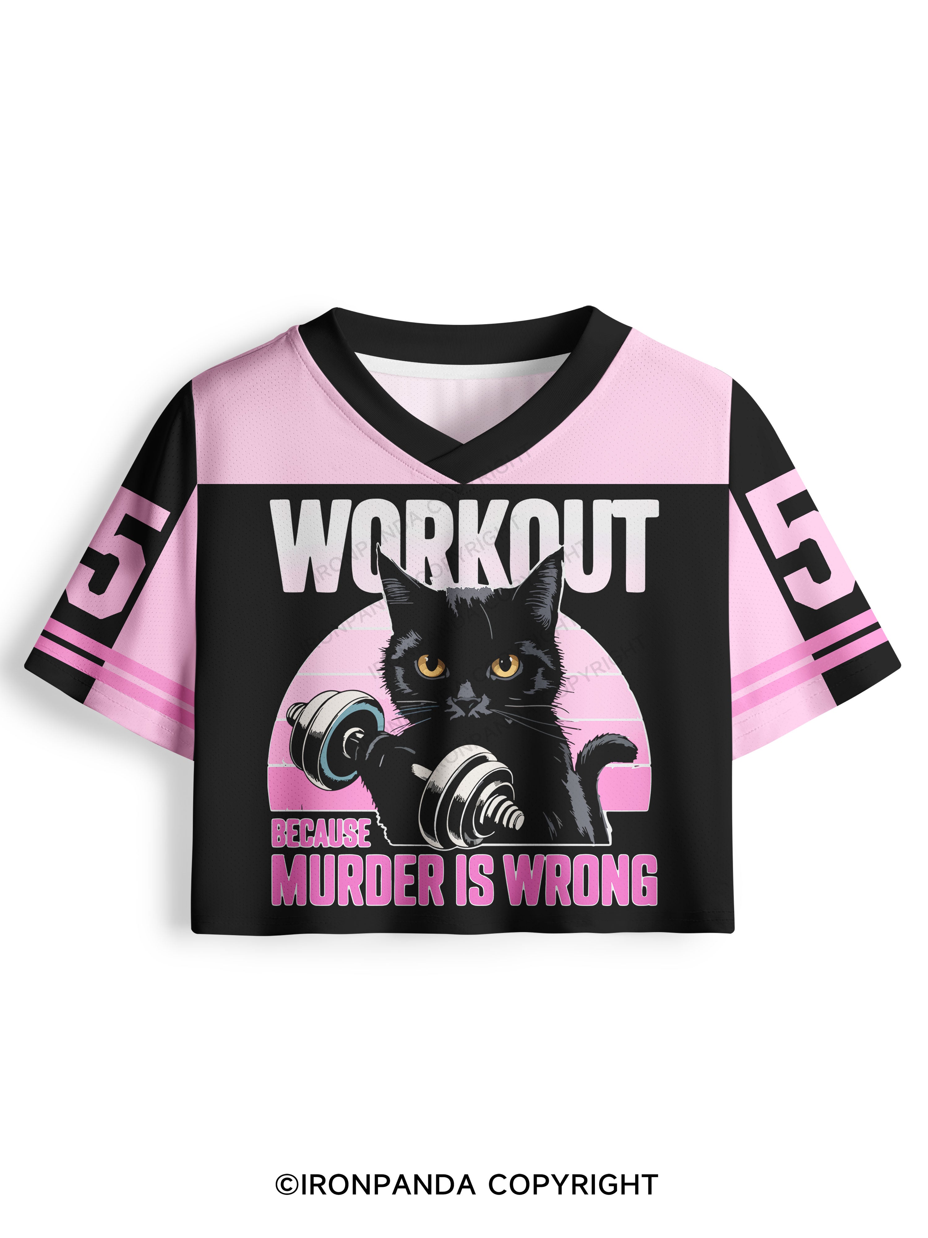 WORKOUT BECAUSE MURDER IS WRONG Pro Mesh Jersey
