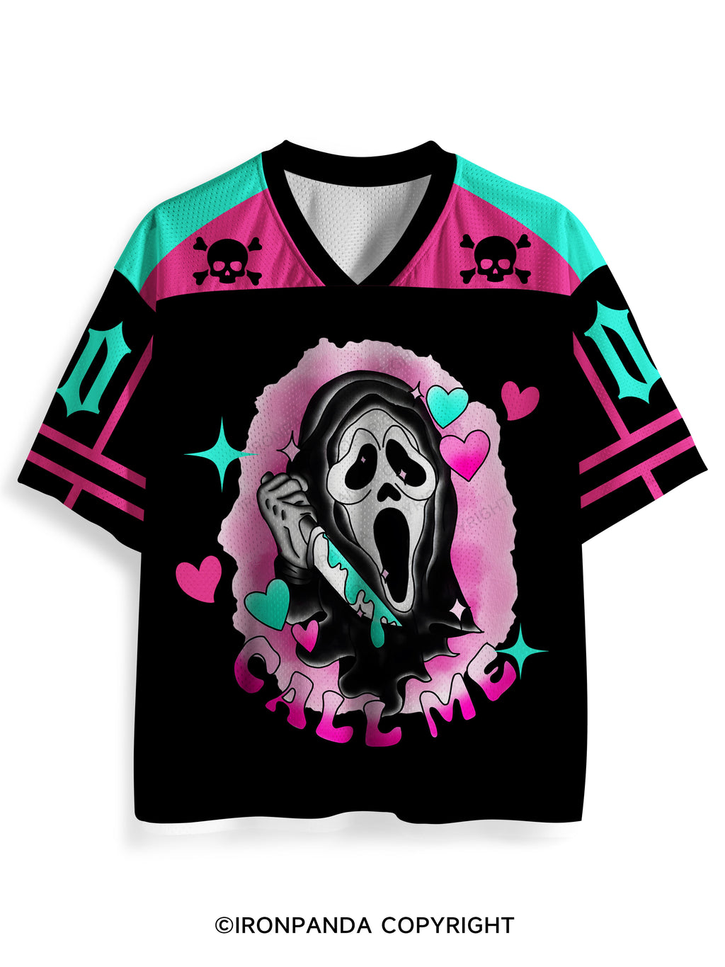 Call me Cute Ghostface Mesh Jersey