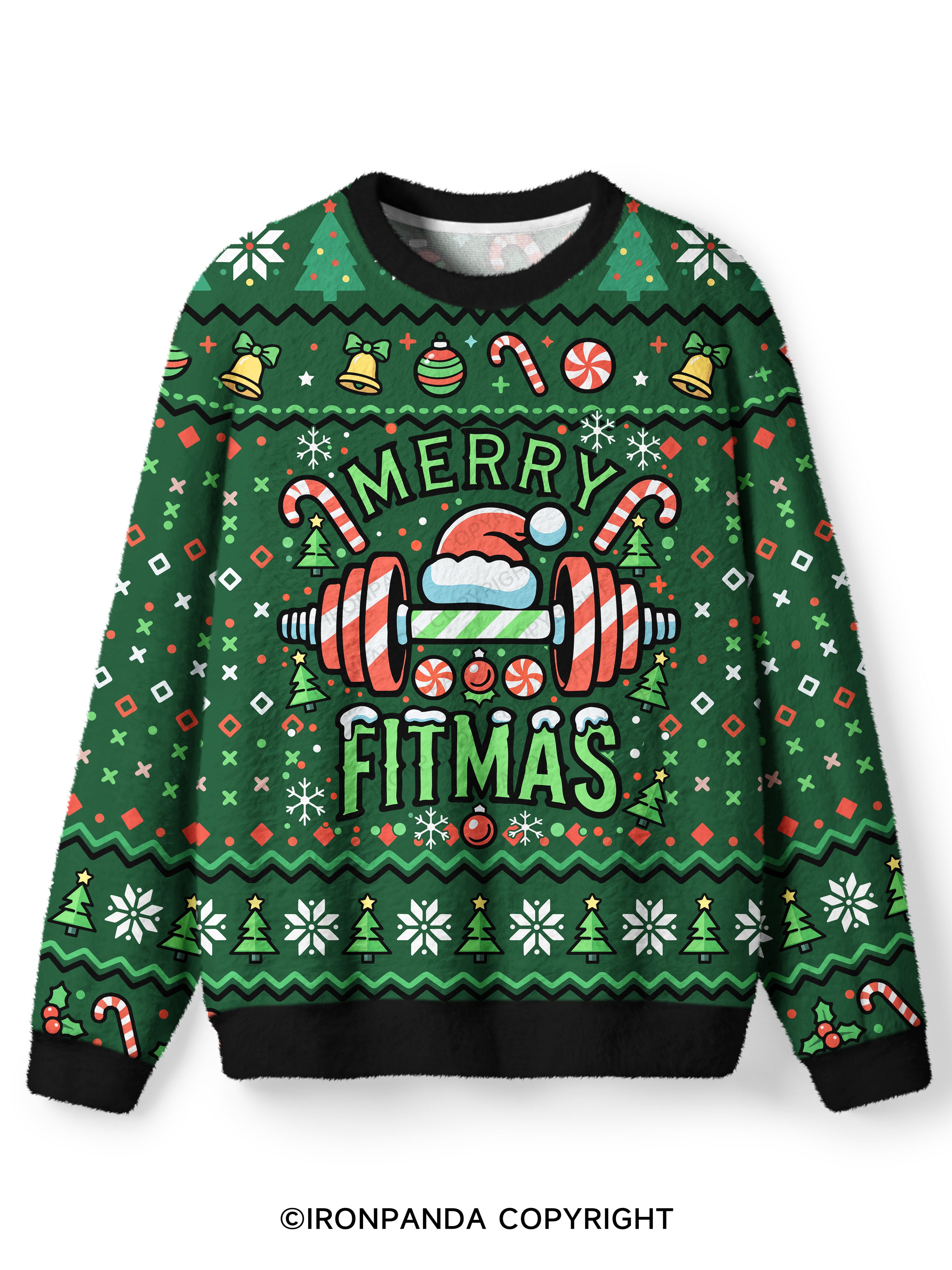 MERRY FITMAS Ugly Fuzzy Fleece Sweater