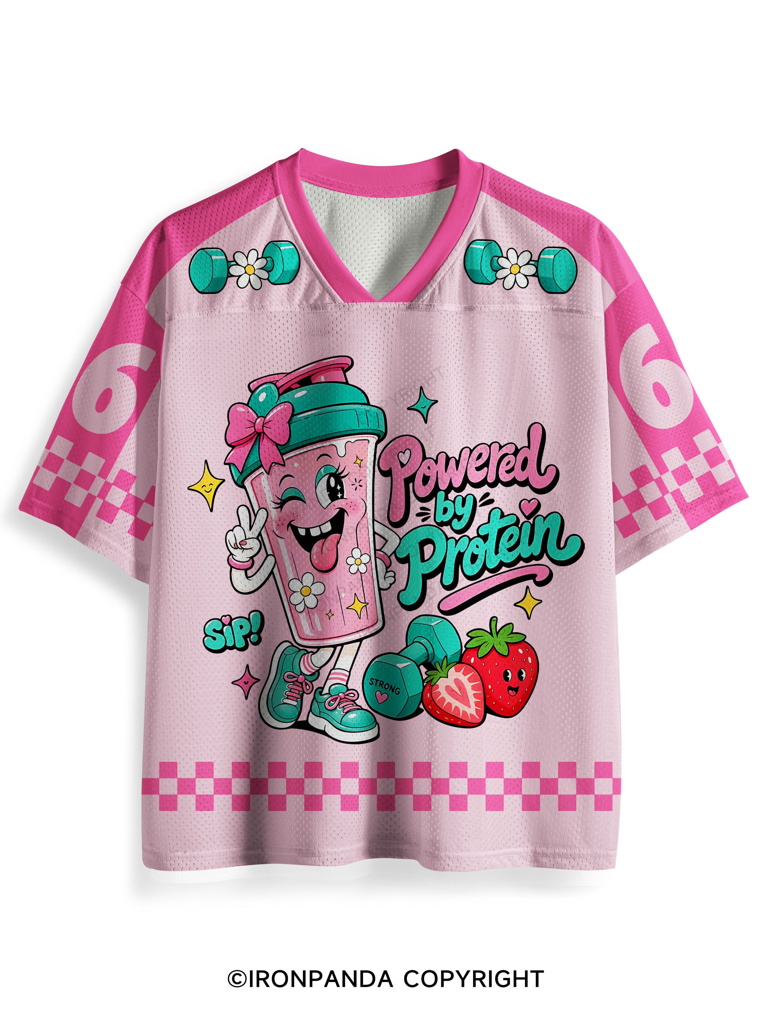 POWERED BY PROTEIN GYM Mesh Jersey