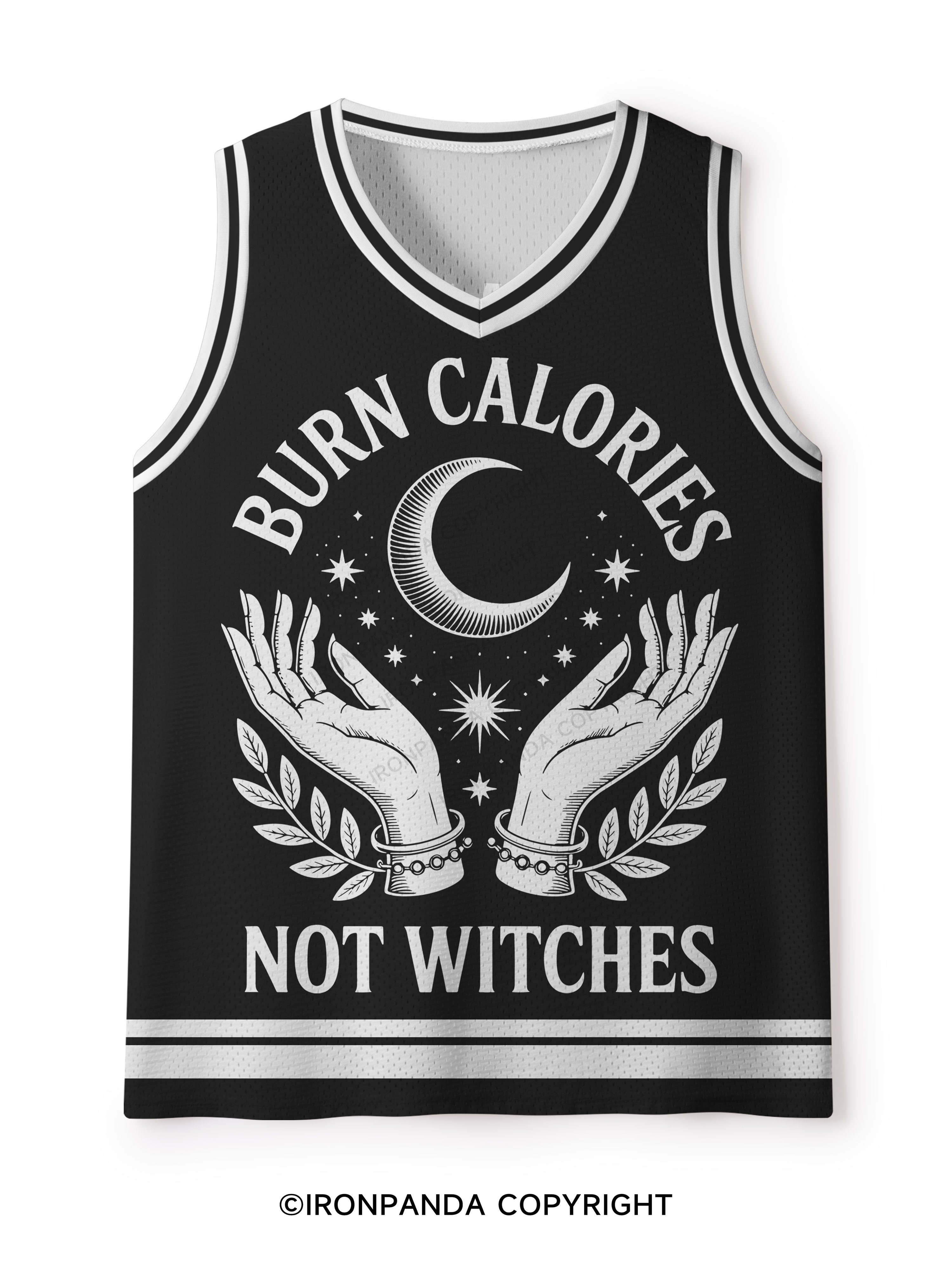 BURN CALORIES NOT WITCHES Mesh Tank Top