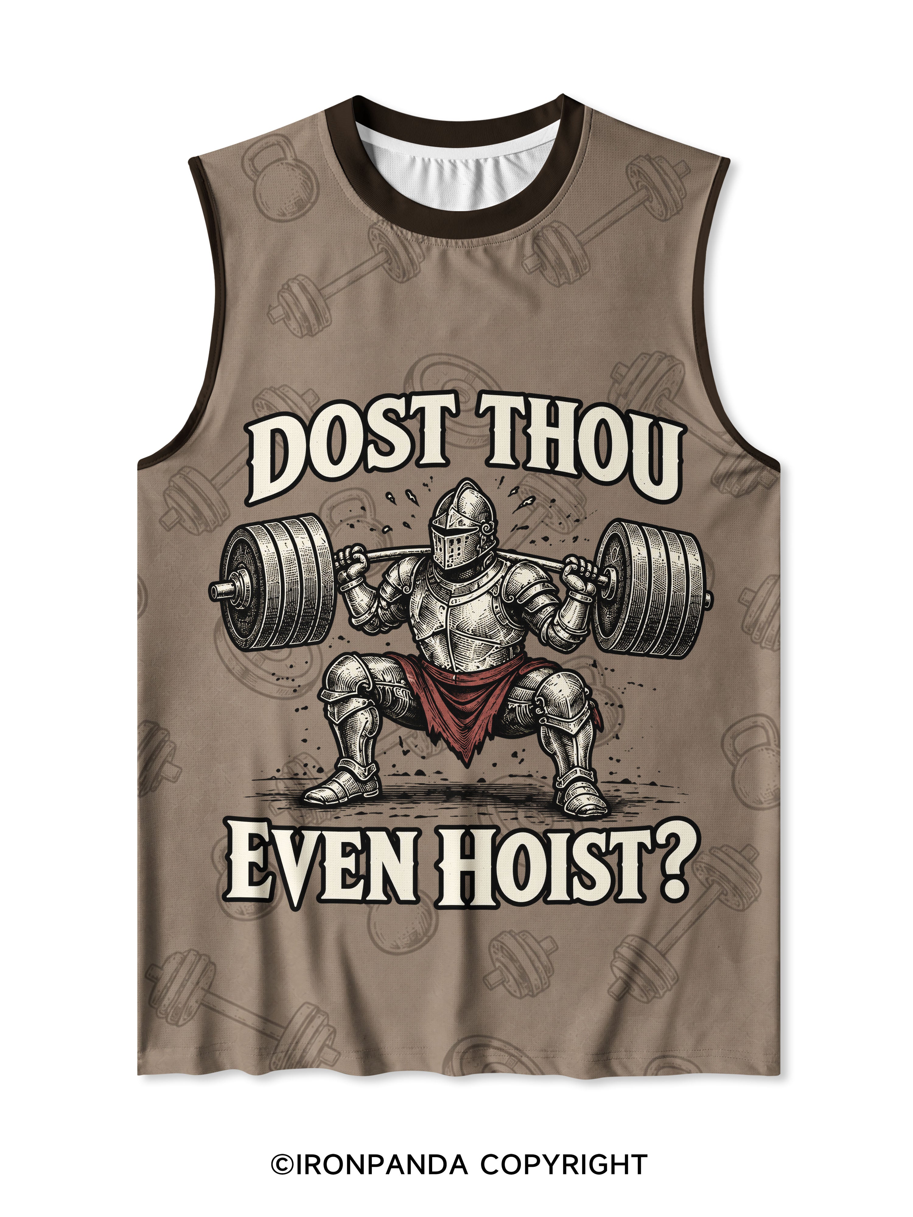 DOST THOU EVEN HOIST? Funny Quick-Dry Mesh Tank