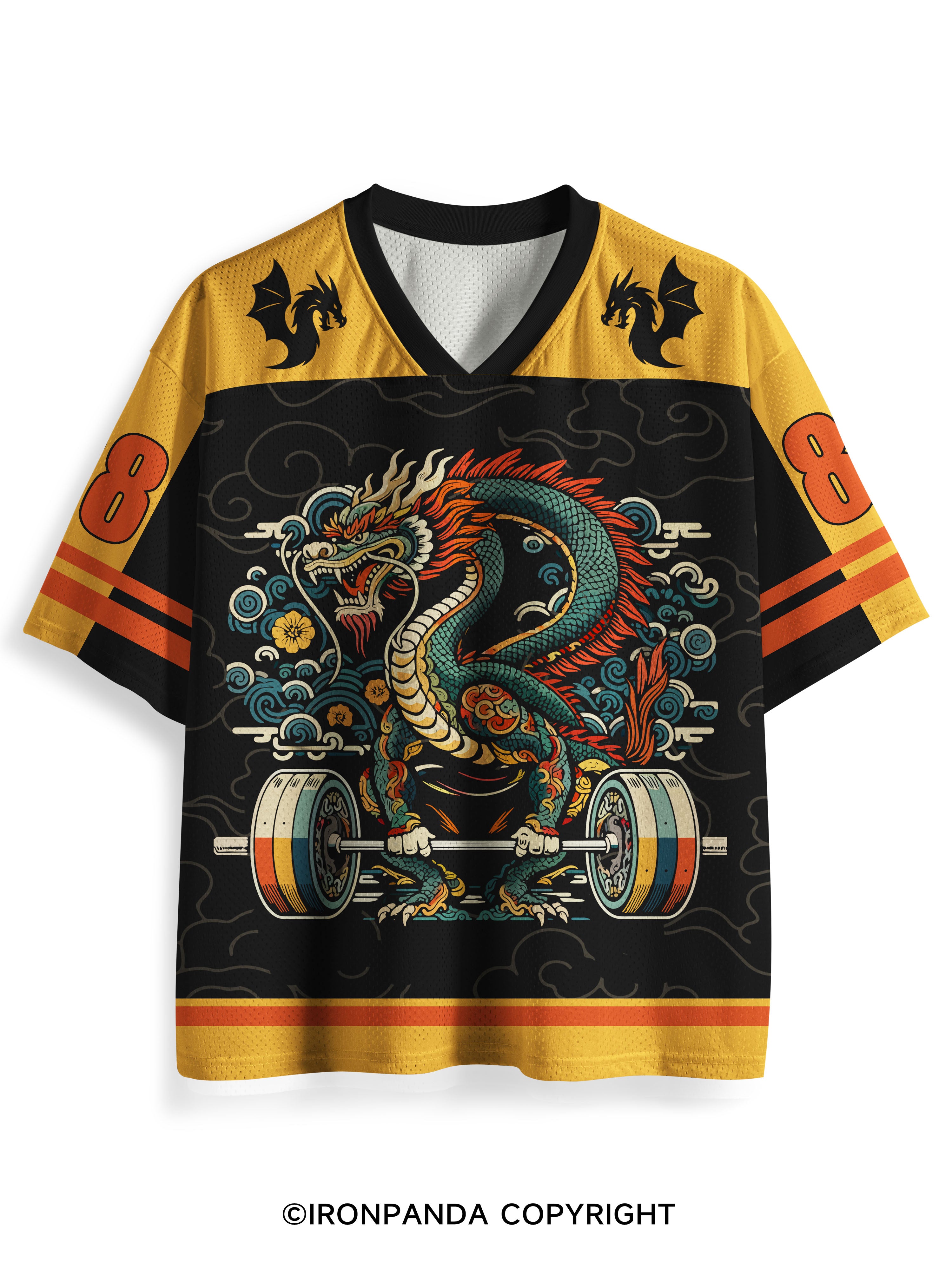 Chinese dragon Mesh Jersey