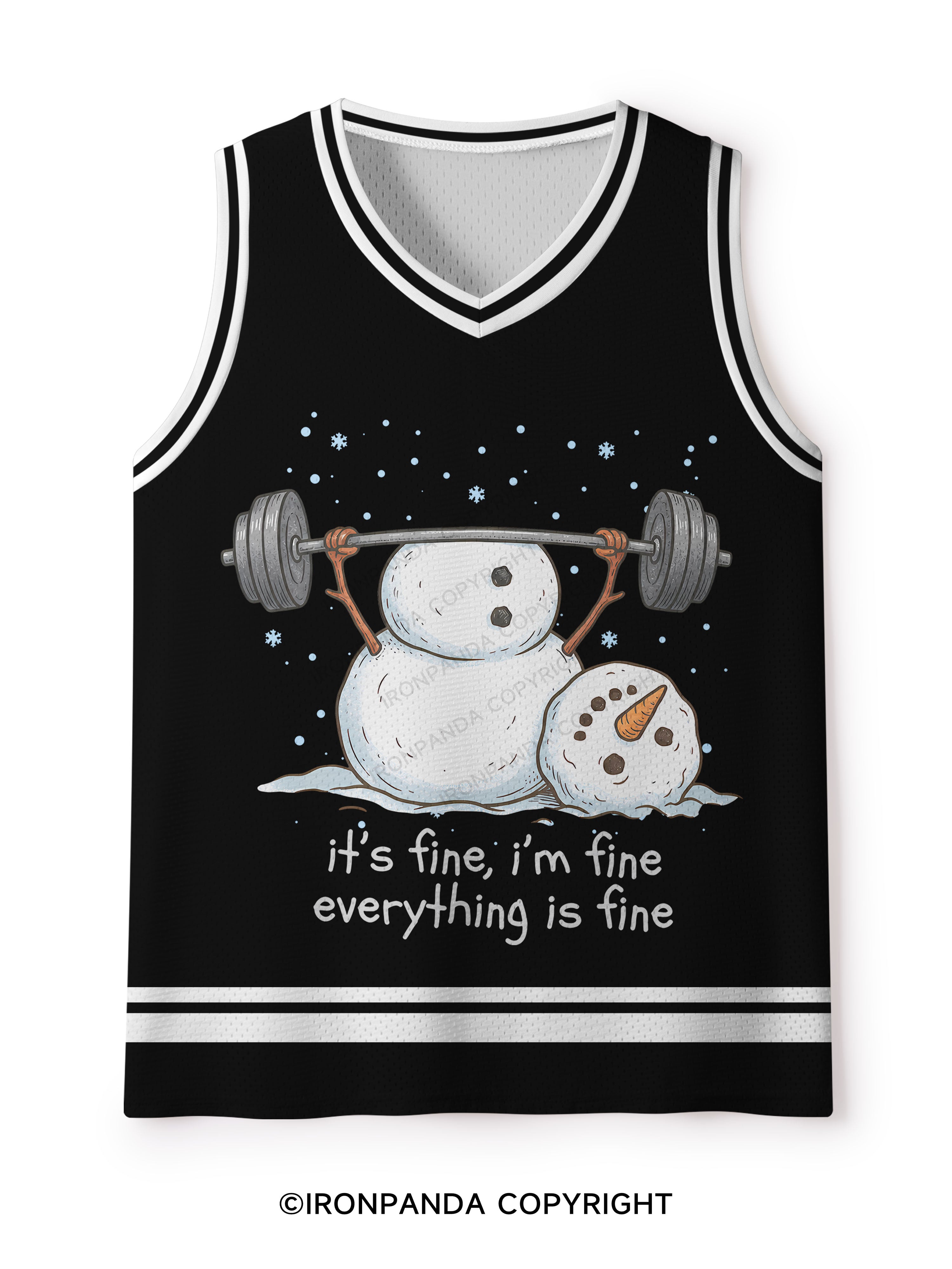 IT'S FINE, I'M FINE, EVERYTHING IS FINE Mesh Tank Top