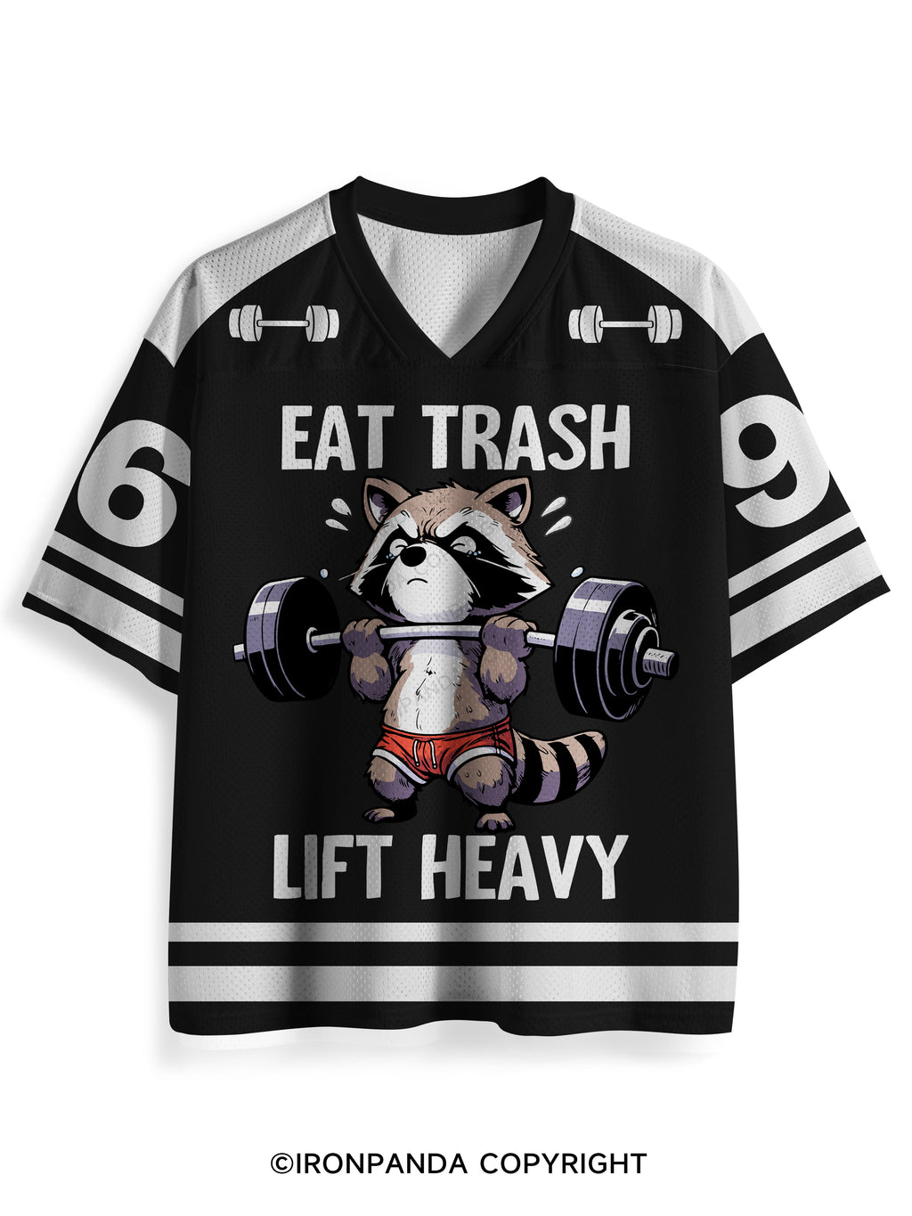 eat trash lift heavy Mesh Jersey